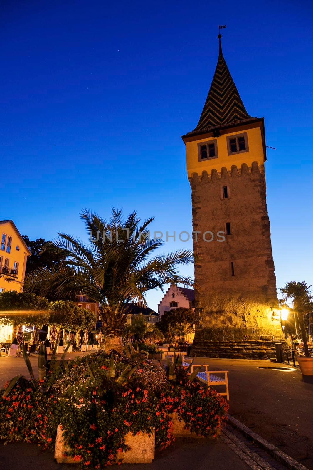 Mangenturm in Lindau Lindau, Bavaria, Germany.