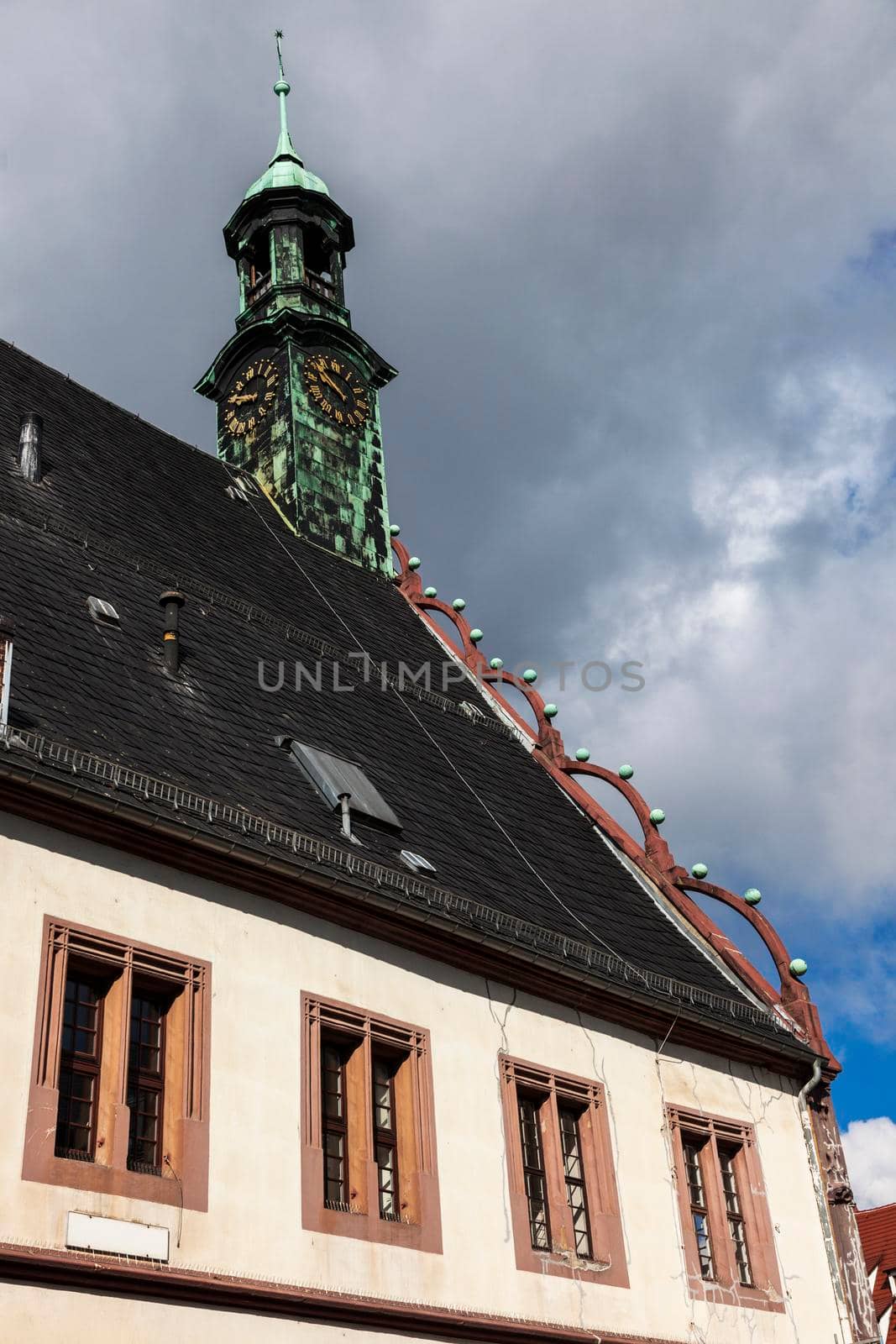 Old architecture of Zwickau. Zwickau, Saxony, Germany.