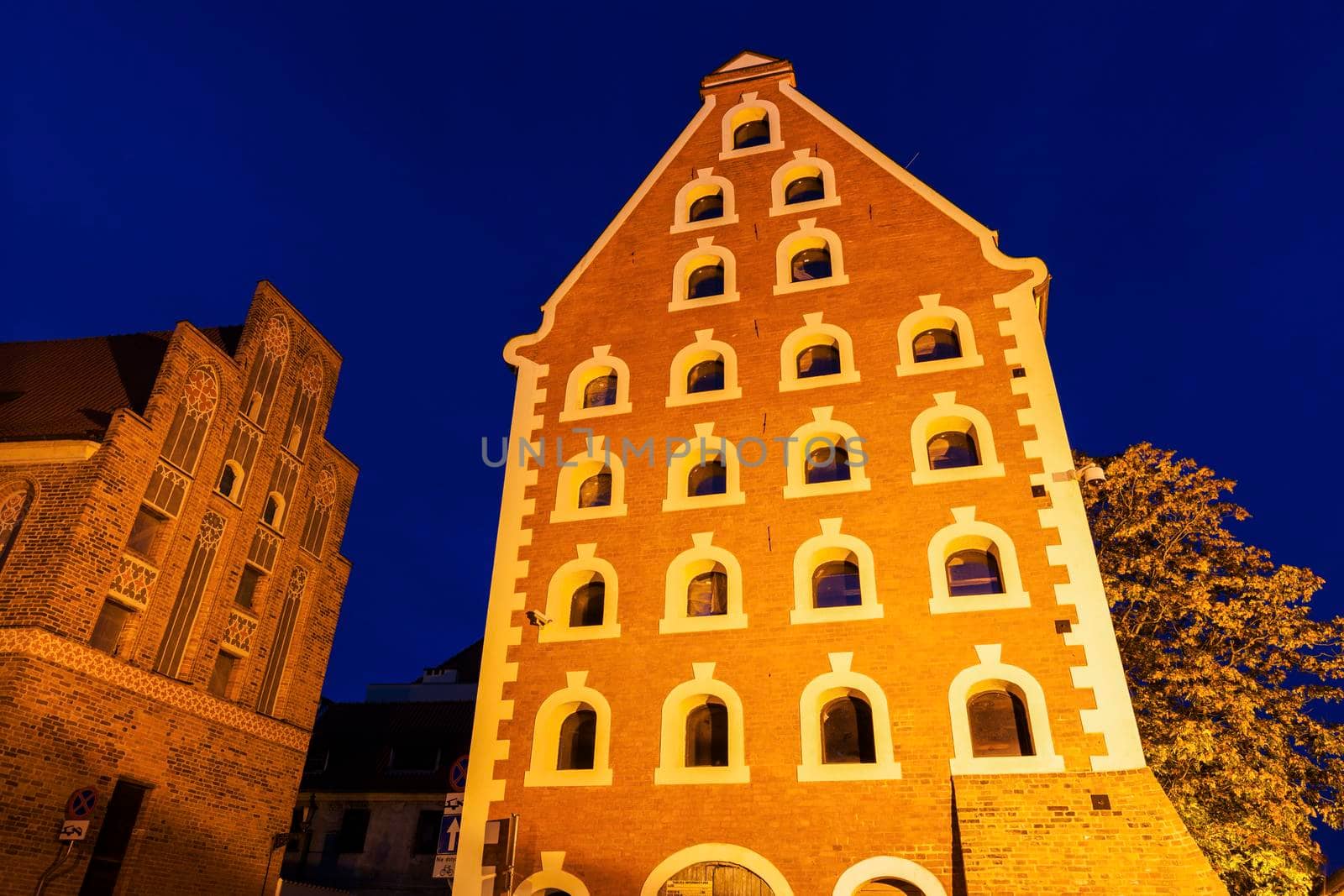 Old architecutre of Torun. Torun, Kuyavian-Pomeranian, Poland