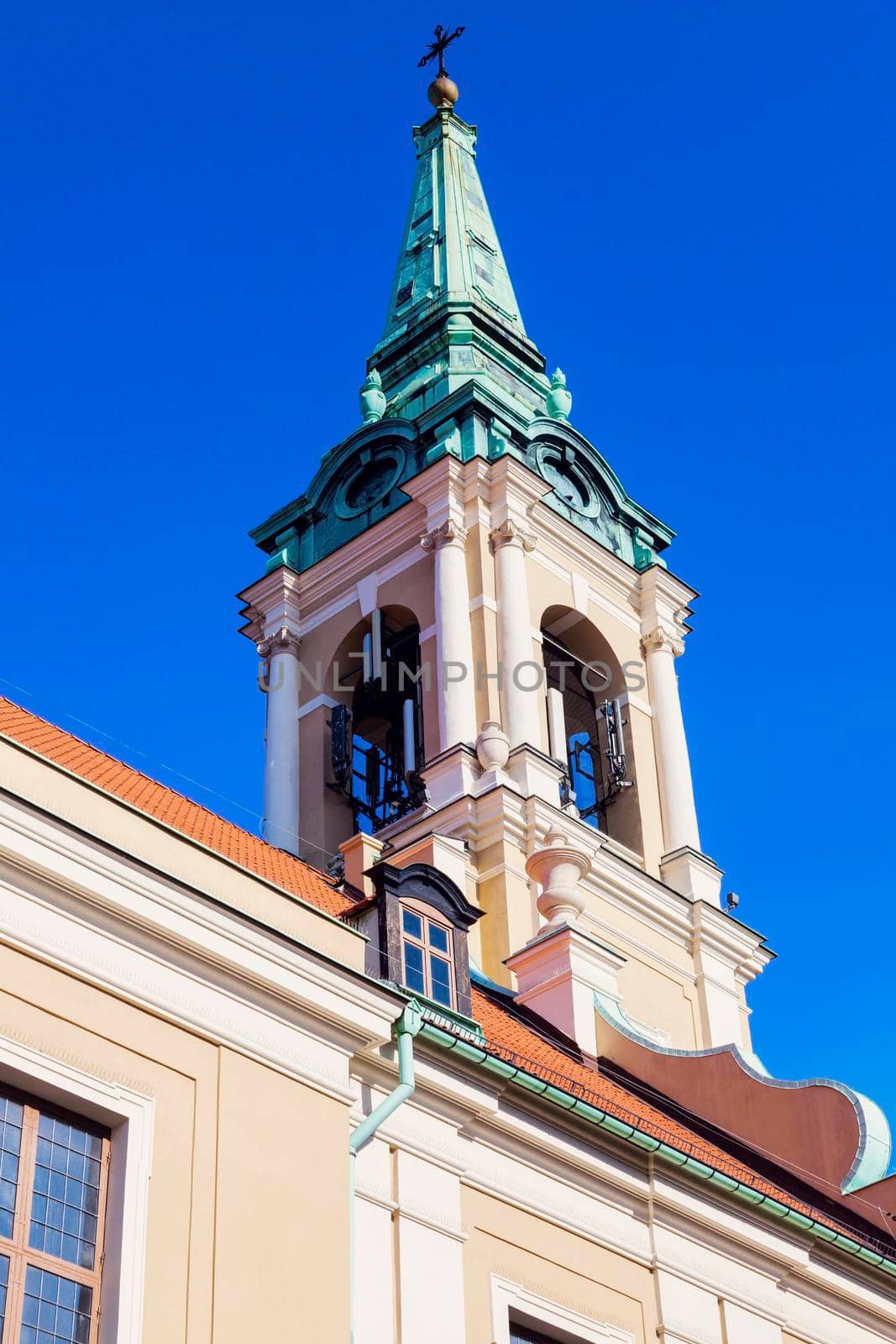 Holy Spirit Church on Old Market Square in Torun. Torun, Kuyavian-Pomeranian, Poland.