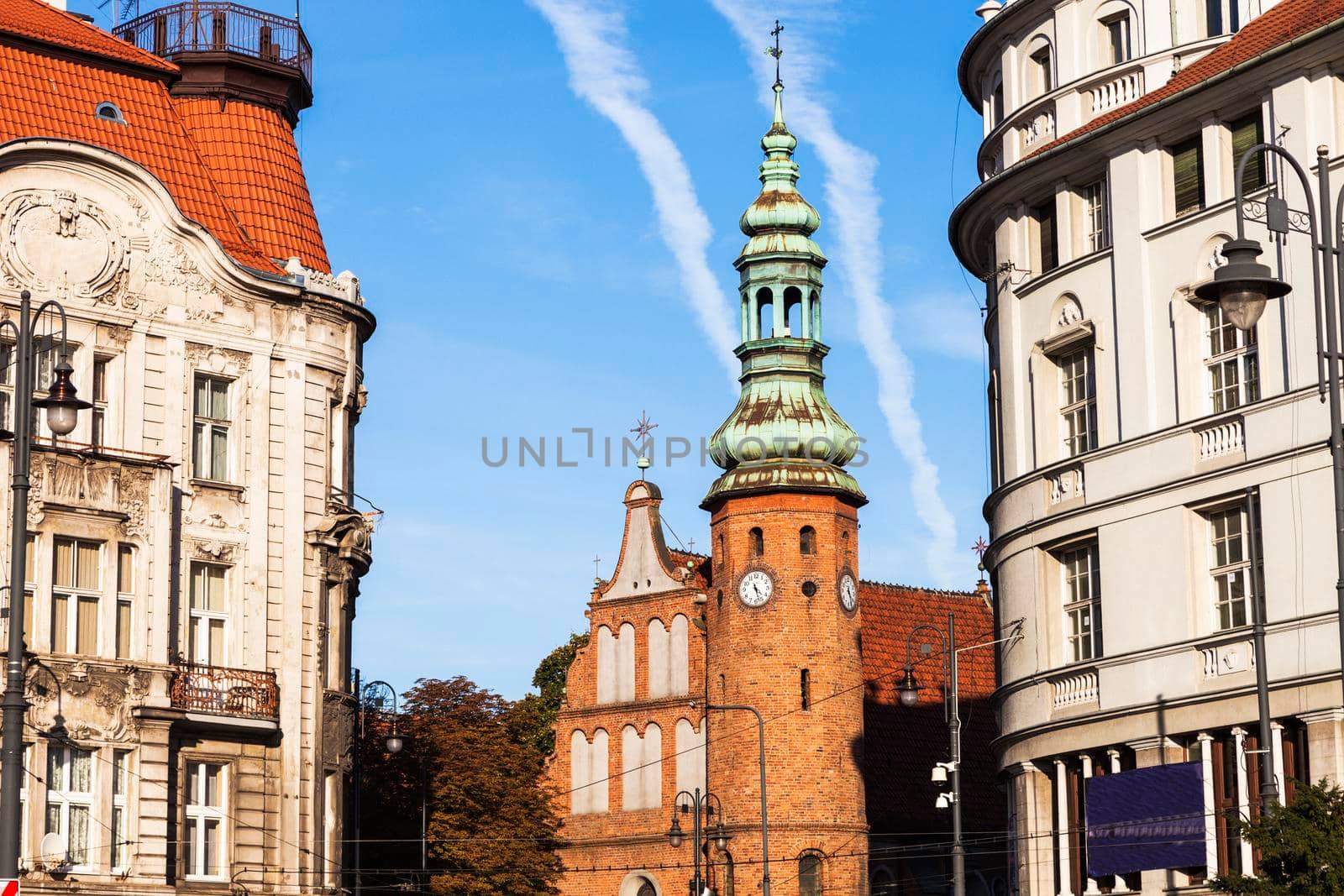 Klaryski Church in Bydgoszcz. Bydgoszcz, Kuyavian-Pomeranian, Poland.