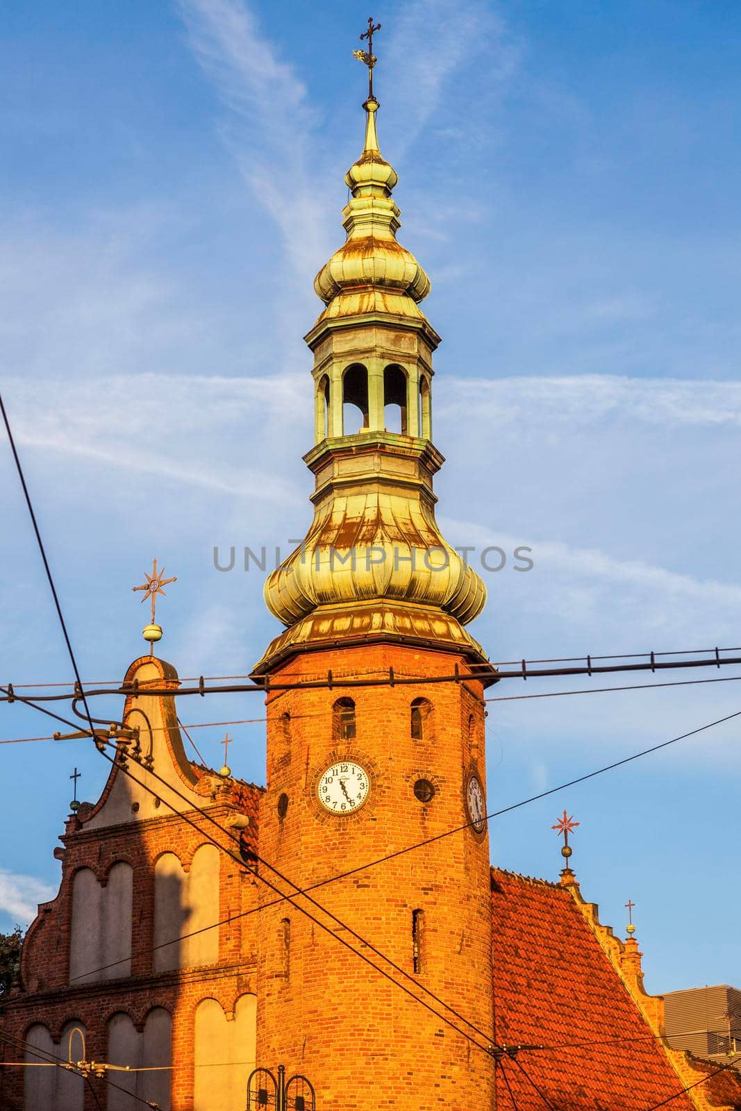 Klaryski Church in Bydgoszcz. Bydgoszcz, Kuyavian-Pomeranian, Poland.