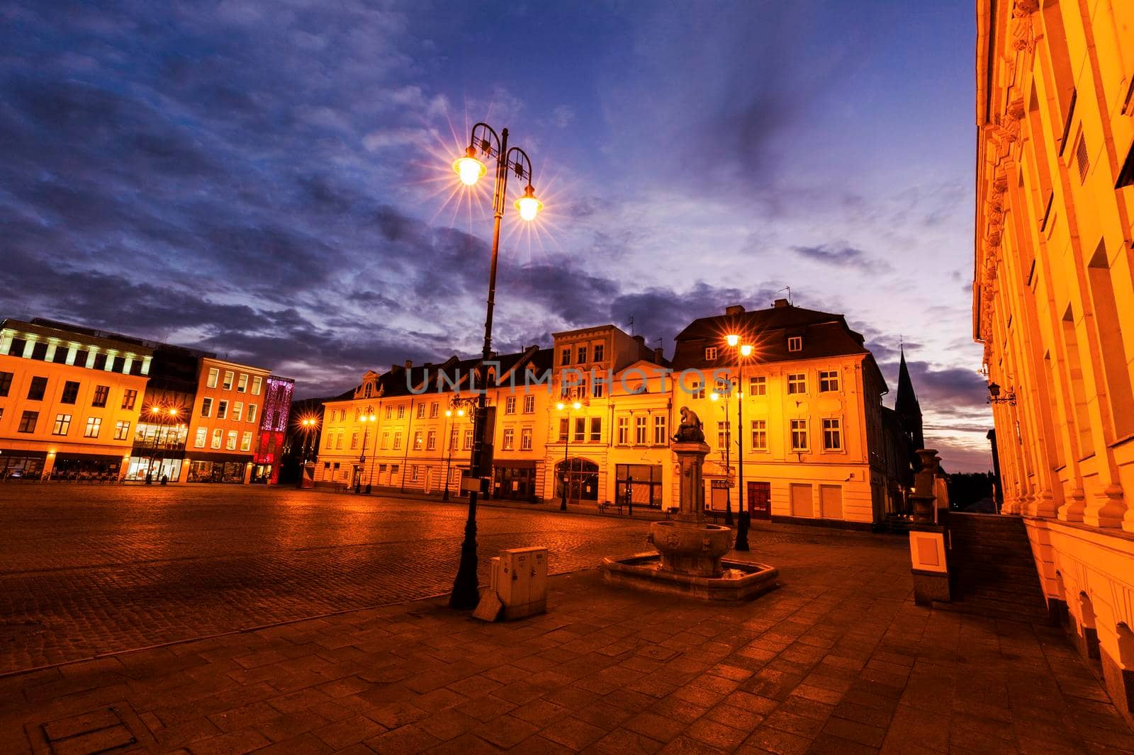 Old town square in Bydgoszcz. Bydgoszcz, Kuyavian-Pomeranian, Poland.