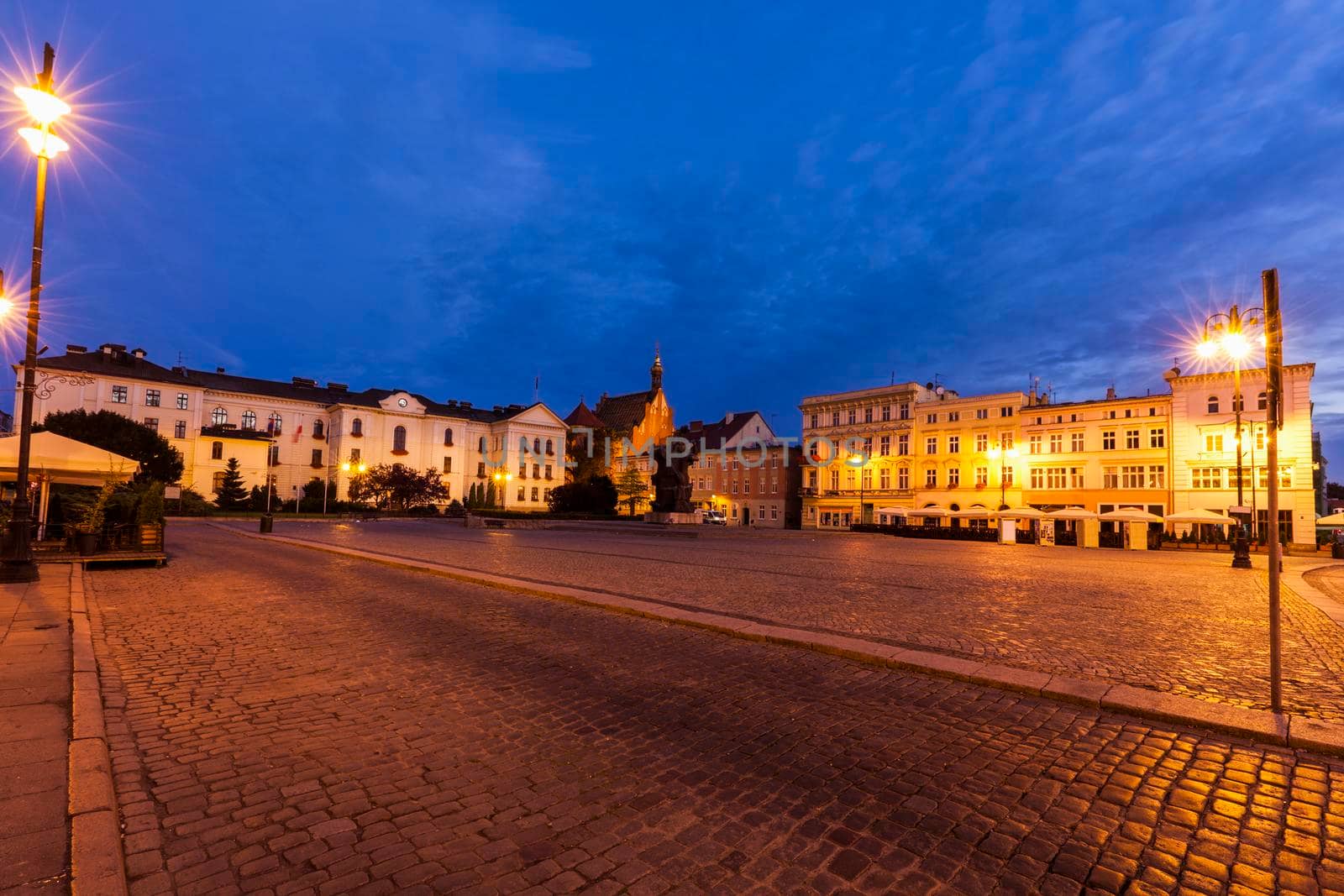 Old town square in Bydgoszcz. Bydgoszcz, Kuyavian-Pomeranian, Poland.