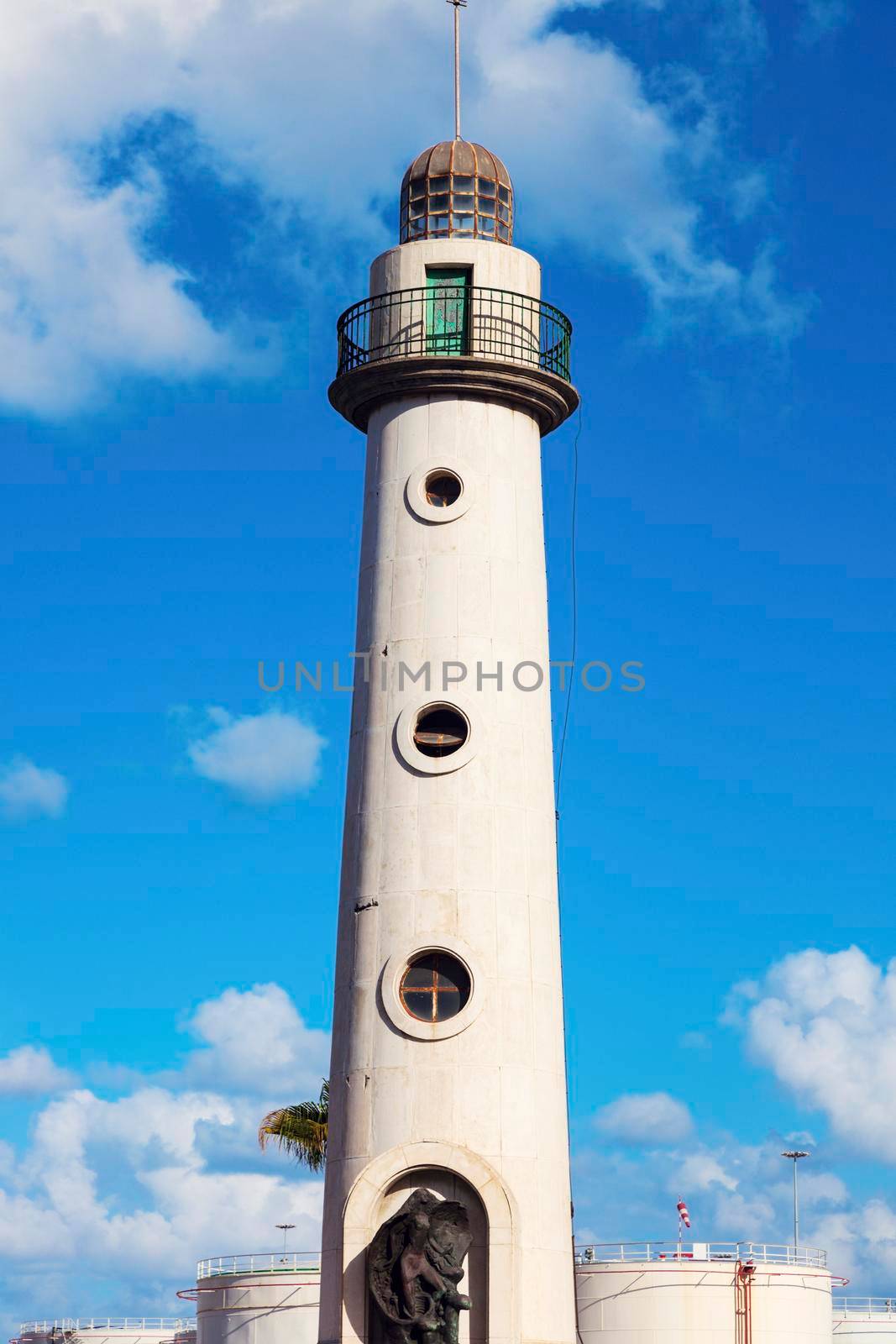 Lighthouse in the north part of Las Palmas. Las Palmas, Gran Canaria, Spain.