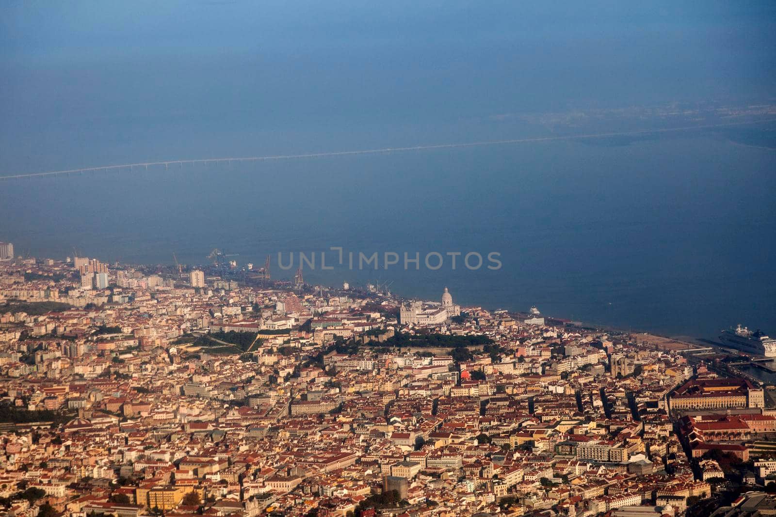 Lisbon - aerial view of the city by benkrut