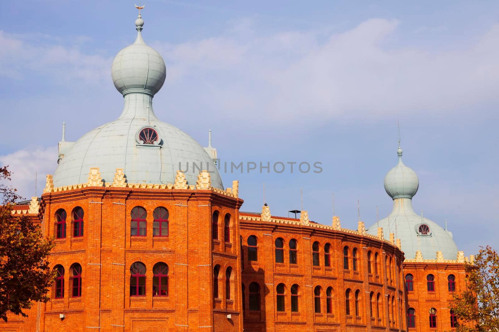 Campo Pequeno bullring in Lisbon. Lisbon, Portugal.