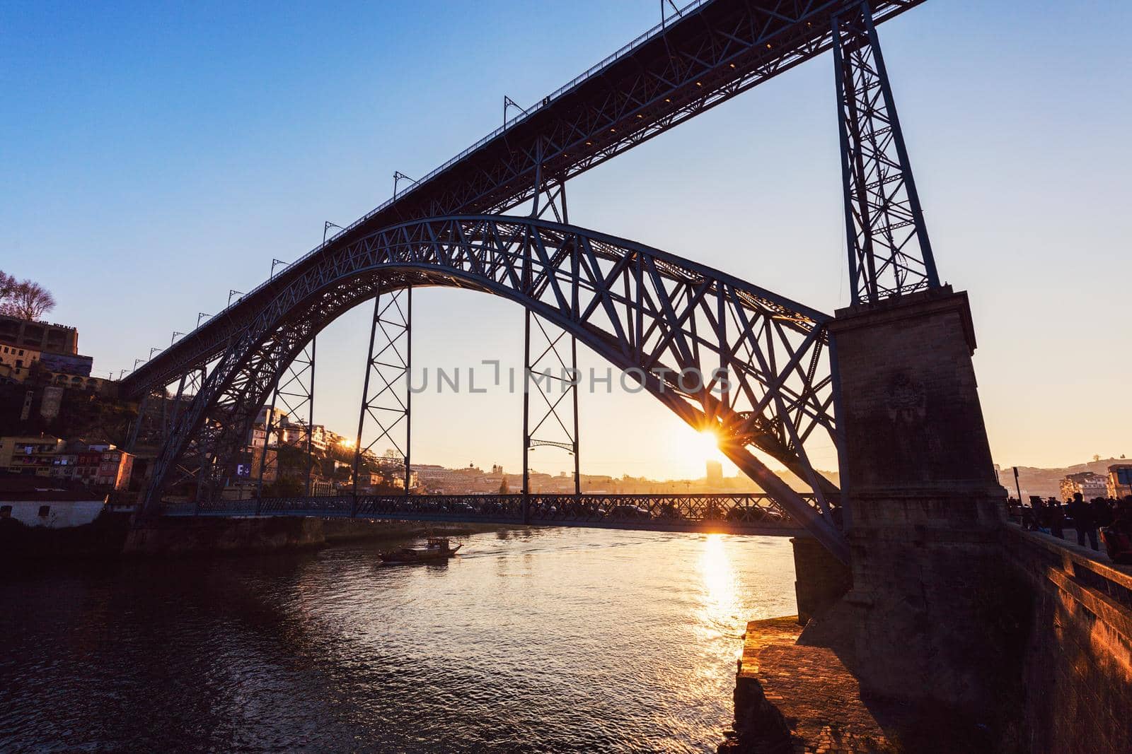 Luiz I Bridge in Porto. Porto, Norte, Portugal.