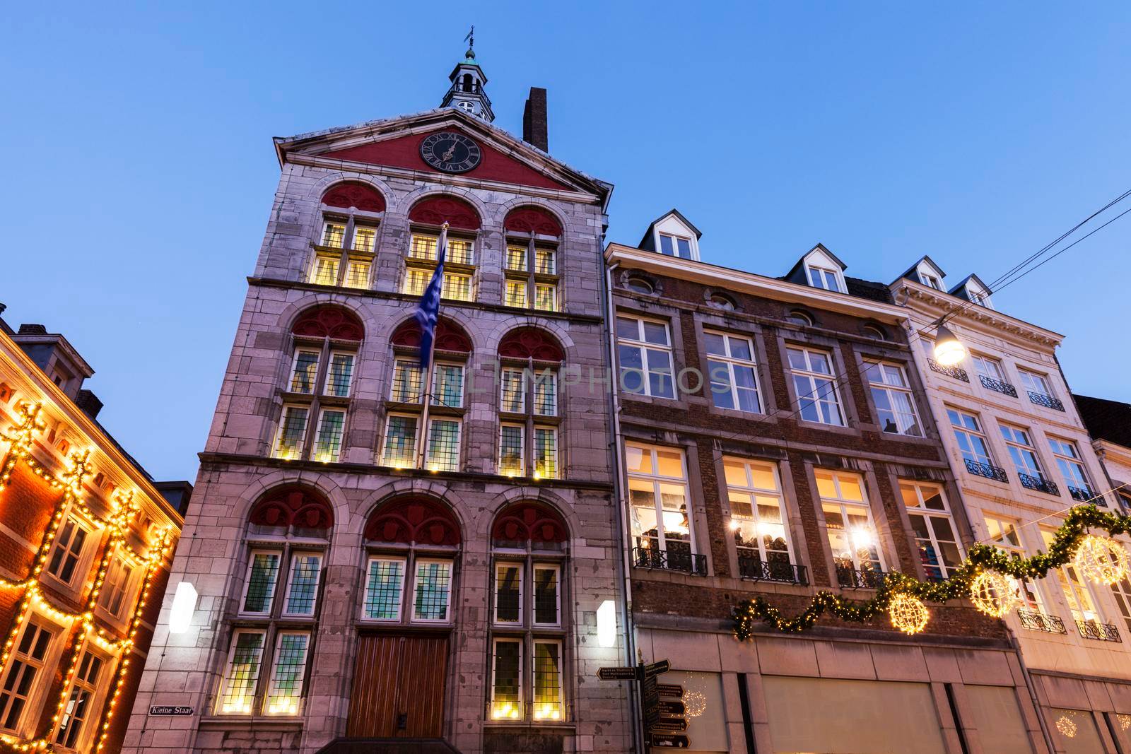 Dinghuis - Old courthouse in Maastricht. Maastricht, Limburg, Netherlands.