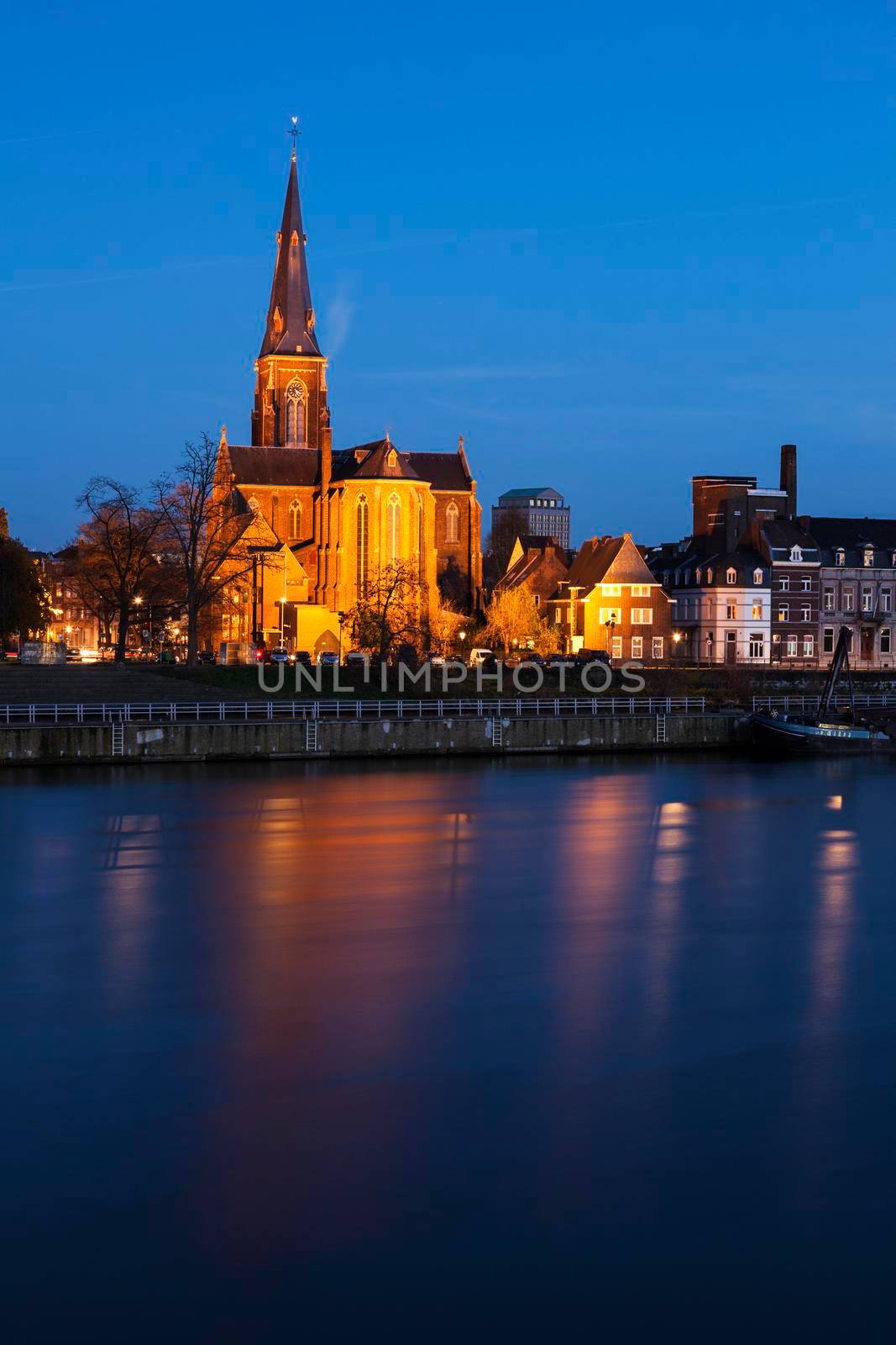 Sint Martinuskerk Church in Maastricht. Maastricht, Limburg, Netherlands.
