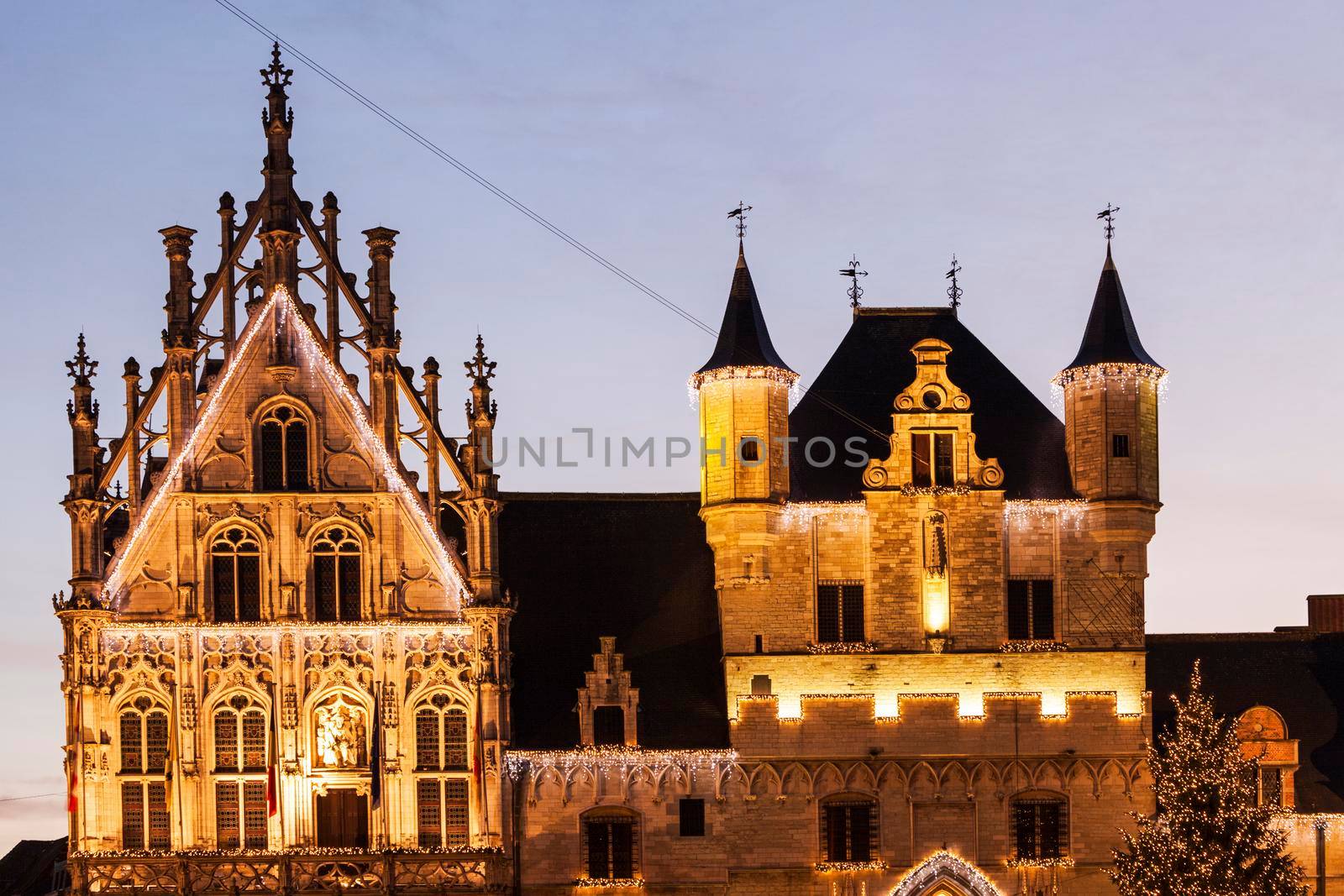 Mechelen City Hall. Mechelen, Flemish Region, Belgium