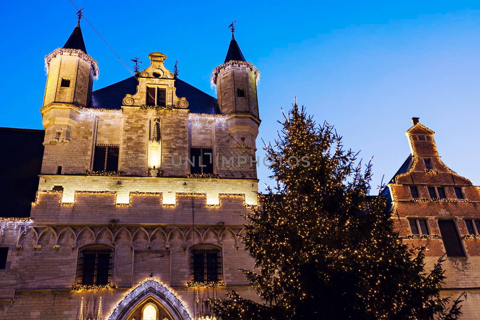 Mechelen City Hall. Mechelen, Flemish Region, Belgium