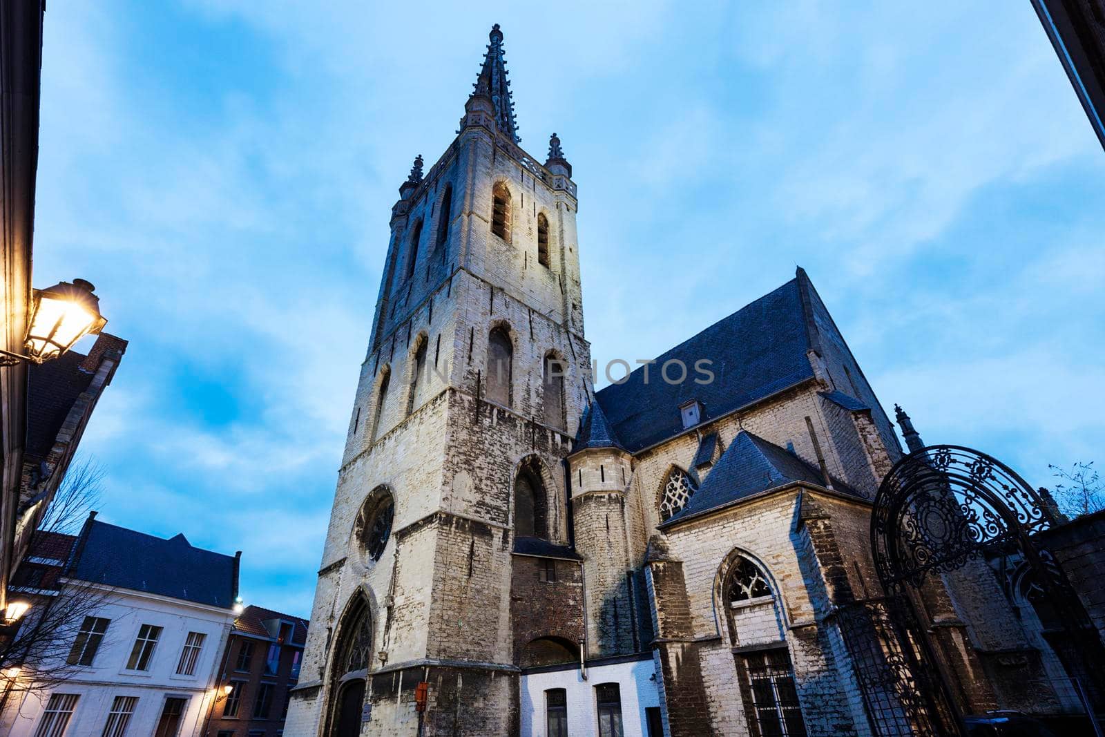 Sint Geertrui Church in Leuven. Leuven,  Flemish Region, Belgium