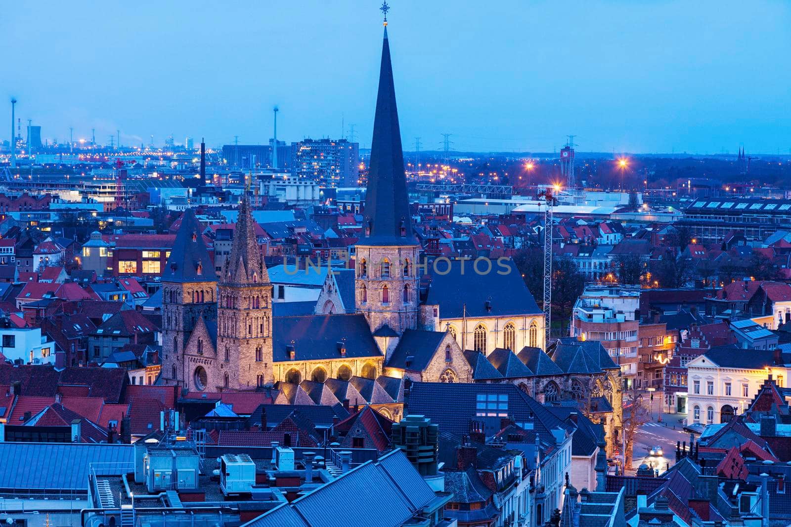 St. James Church in Ghent. Ghent, Flemish Region, Belgium.