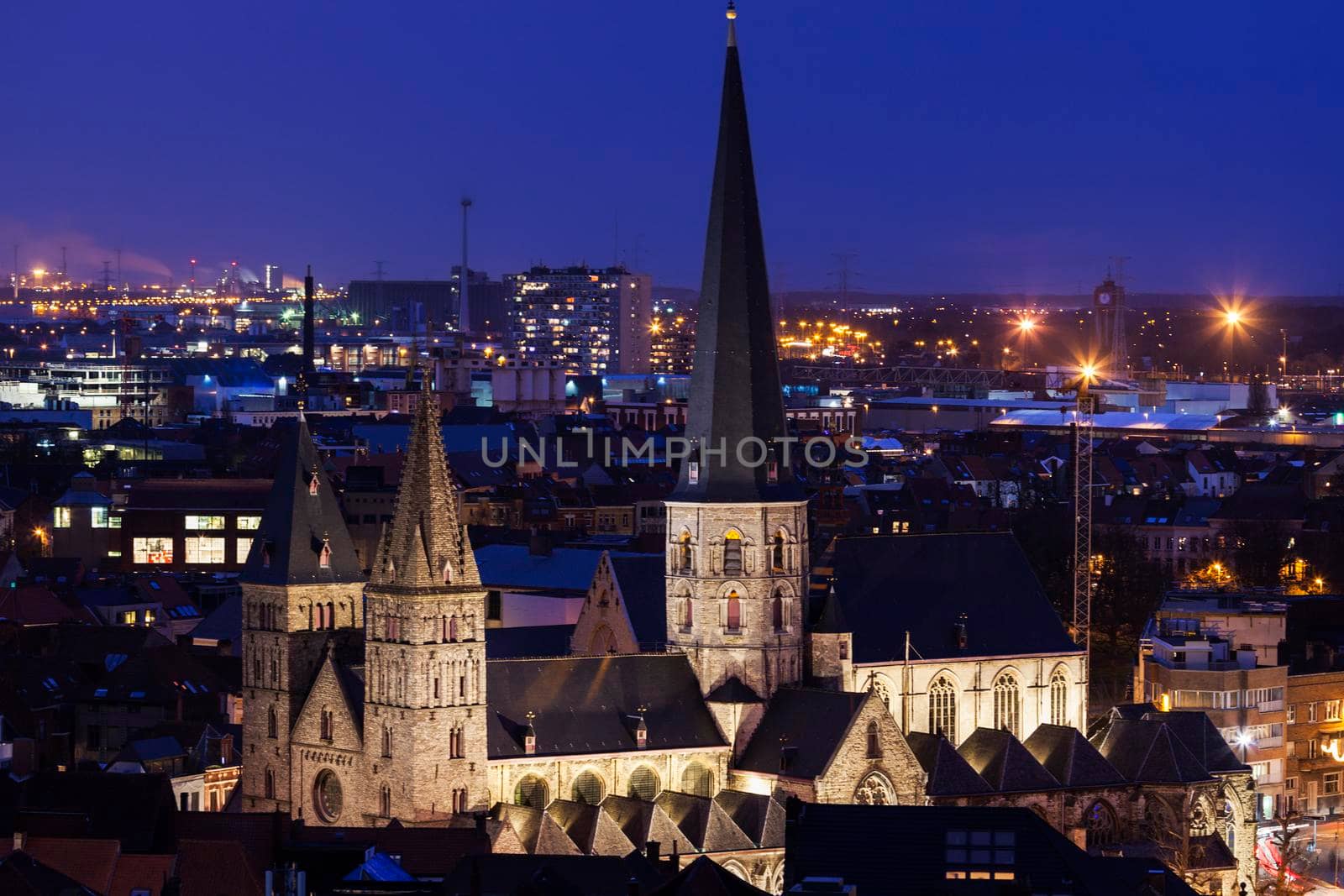 St. James Church in Ghent. Ghent, Flemish Region, Belgium.