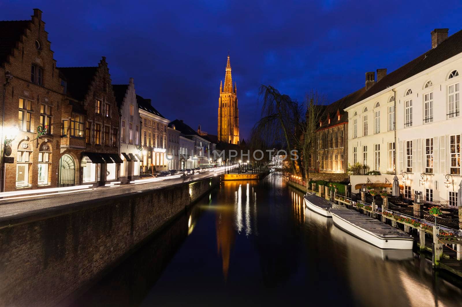 Church of Our Lady in Bruges. Bruges, Flemish Region, Belgium