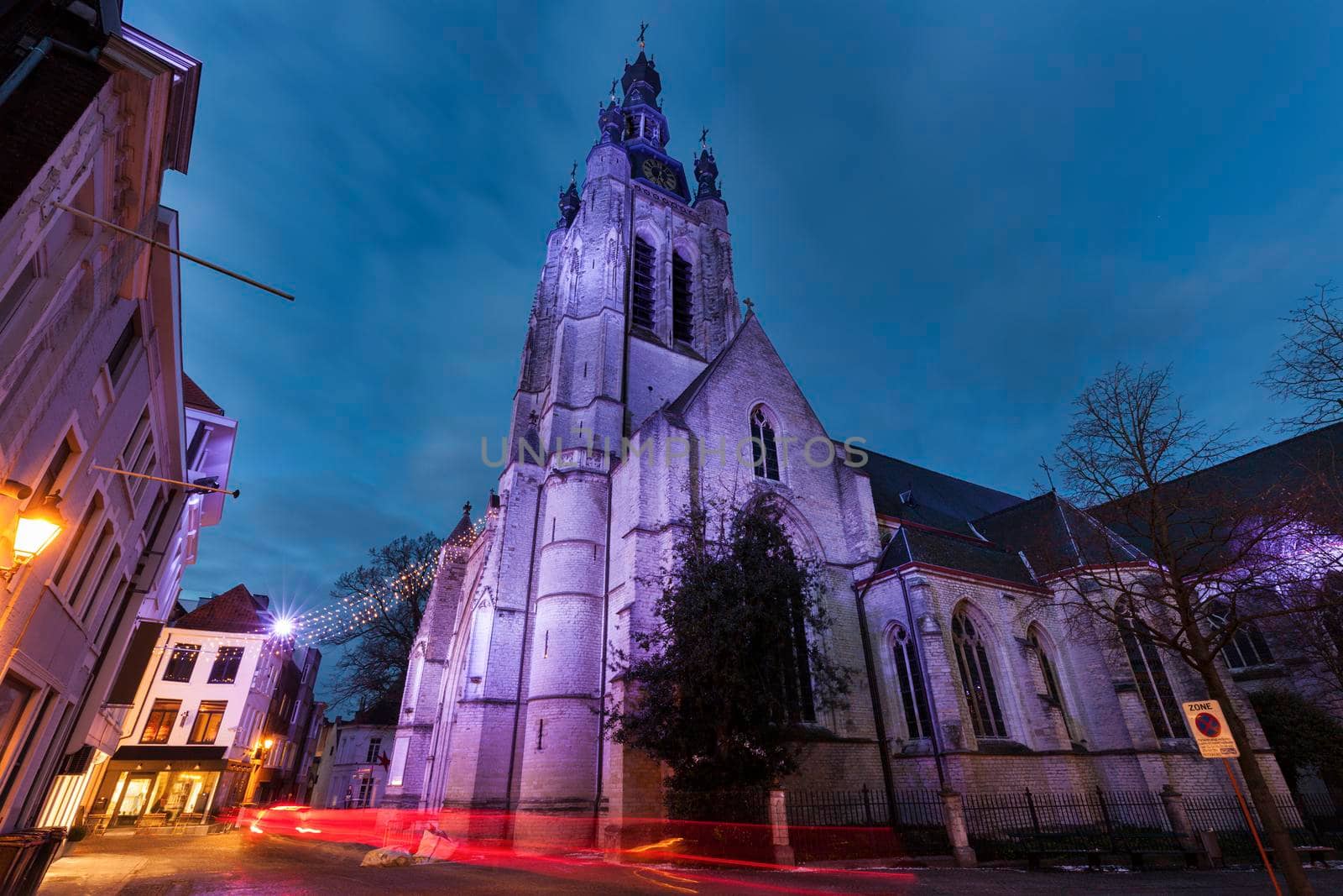 St. Martin's Church in Kortrijk. Kortrijk, Flemish Region, Belgium