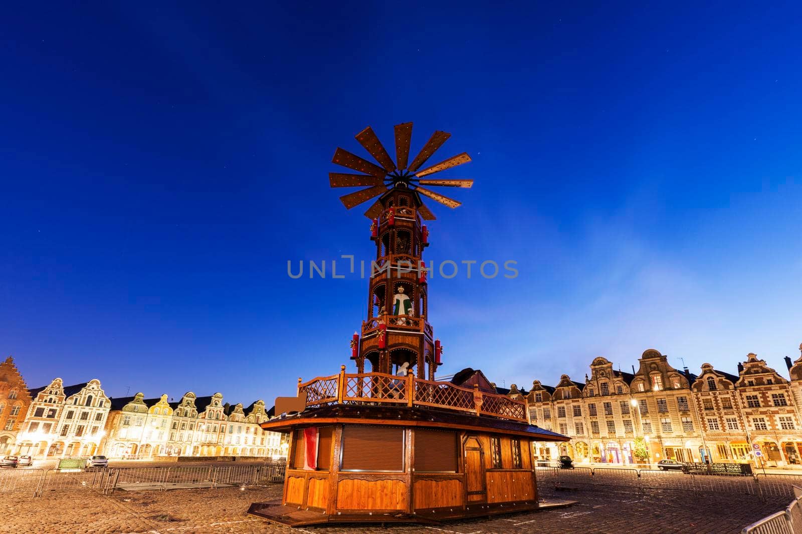 Christmas on Grand Place in Arras by benkrut