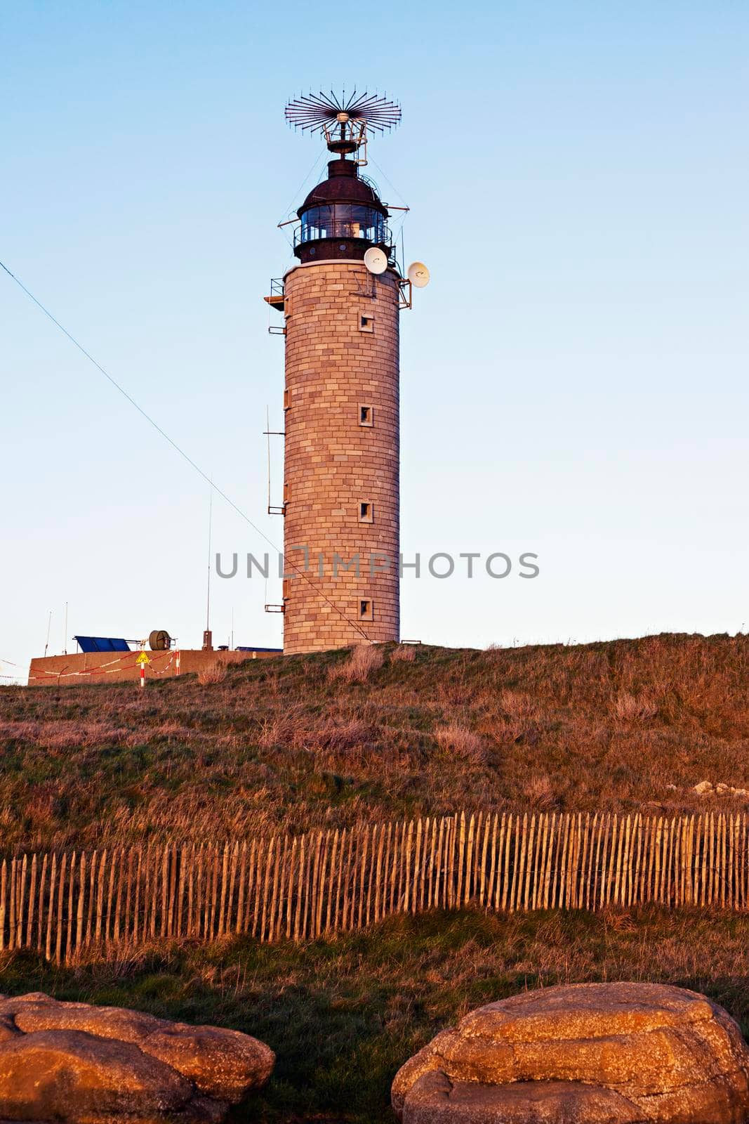 Cape Gris Nez Lighthouse at sunset by benkrut