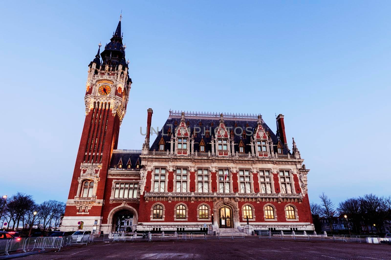 Calais City Hall. Calais, Nord-Pas-de-Calais-Picardy, France.