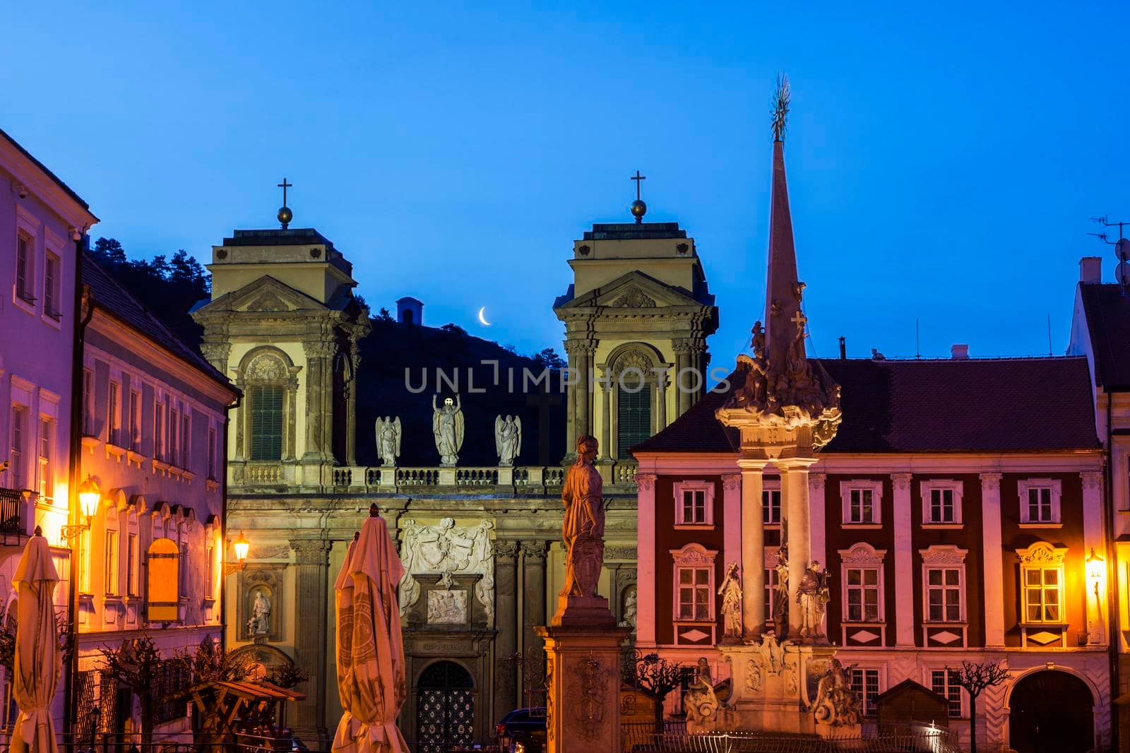 St. Anne's Church on Main Square in Mikulov. Mikulov  by benkrut