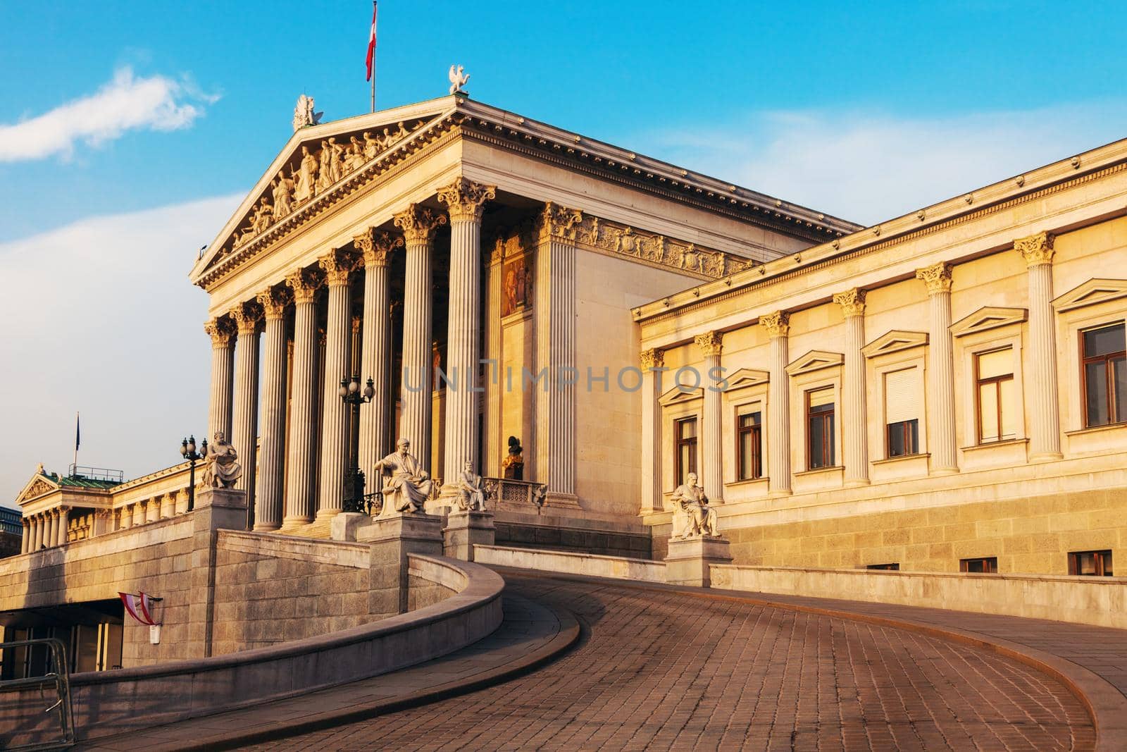 Parliament of Austria in Vienna by benkrut