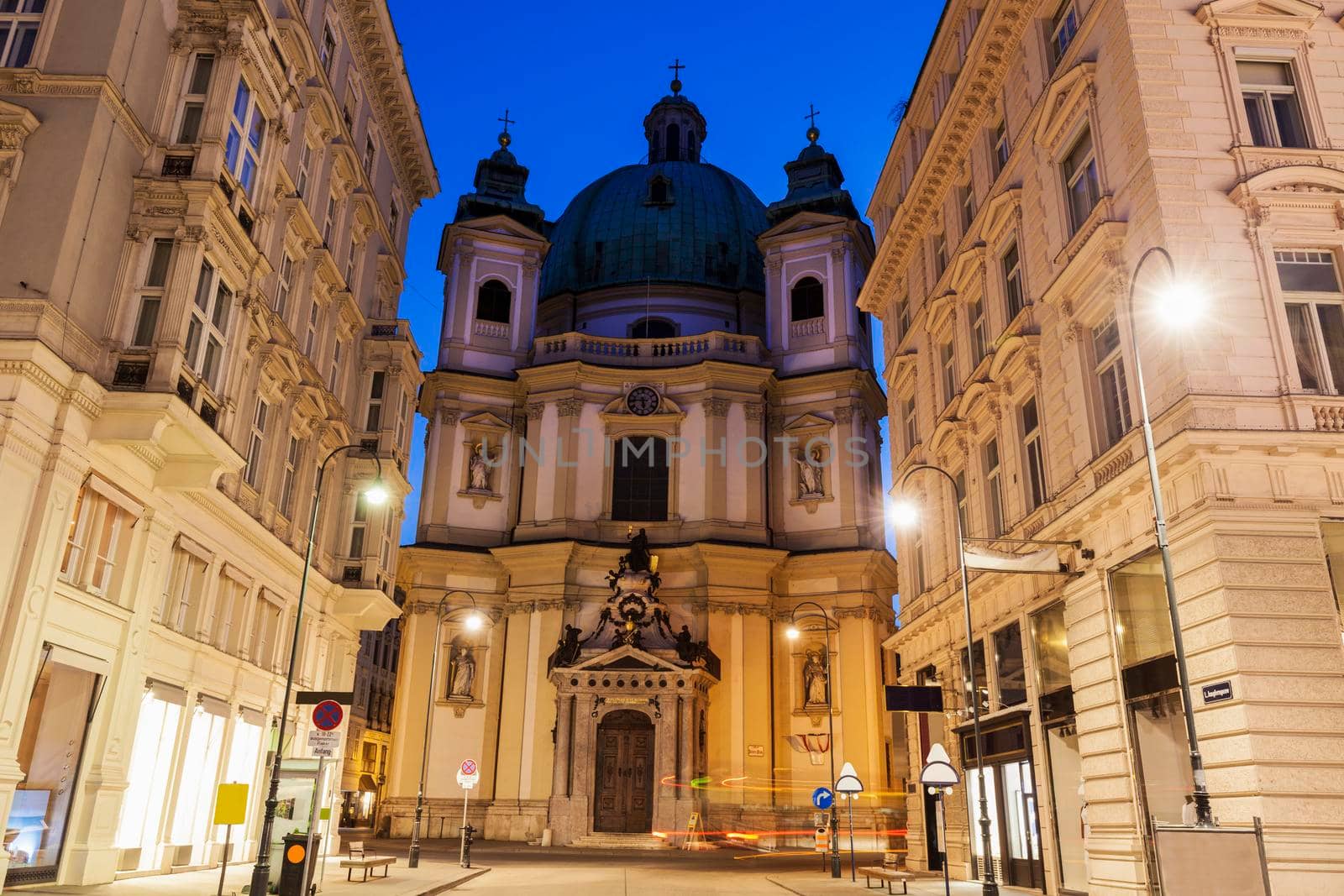 St. Peter's Church in Vienna. Vienna, Austria.