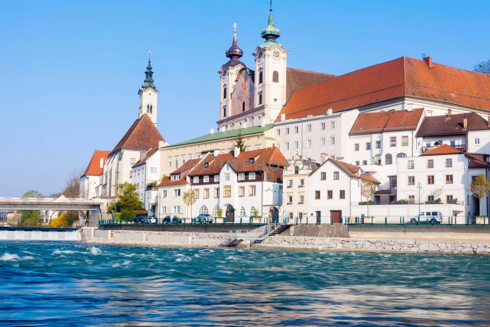 Steyr panorama. Steyr, Upper Austria, Austria.