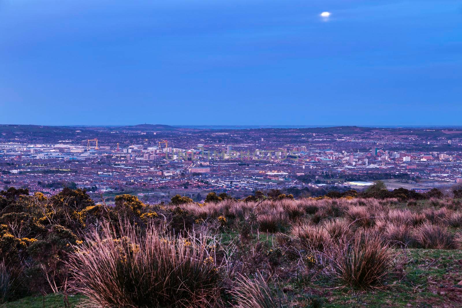 Aerial panorama of  Belfast by benkrut