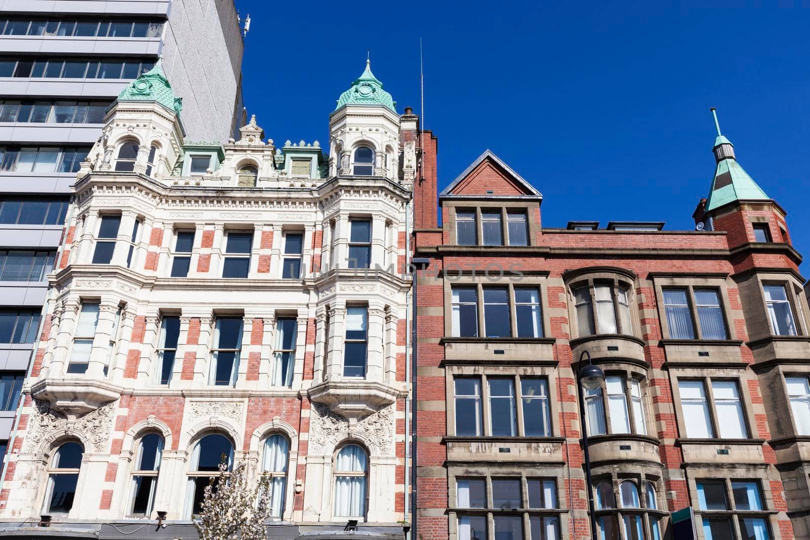 Old architecture of Belfast. Belfast, Northern Ireland, United Kingdom.