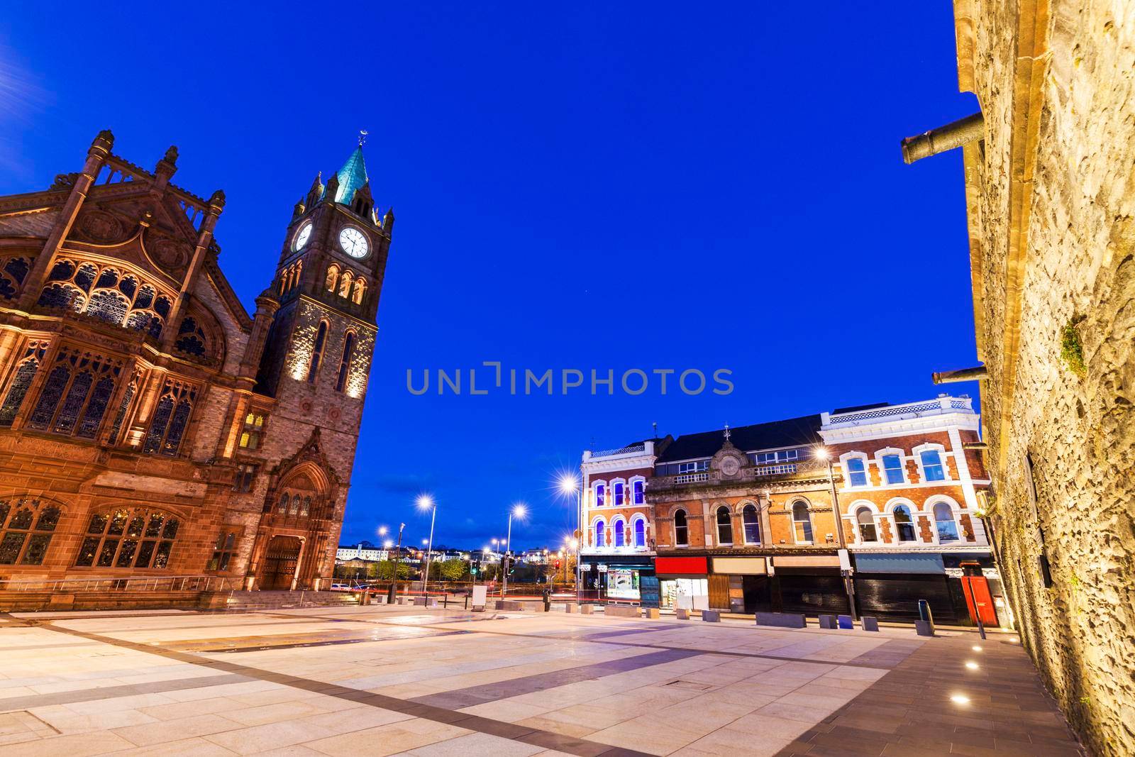 Guildhall in Derry by benkrut