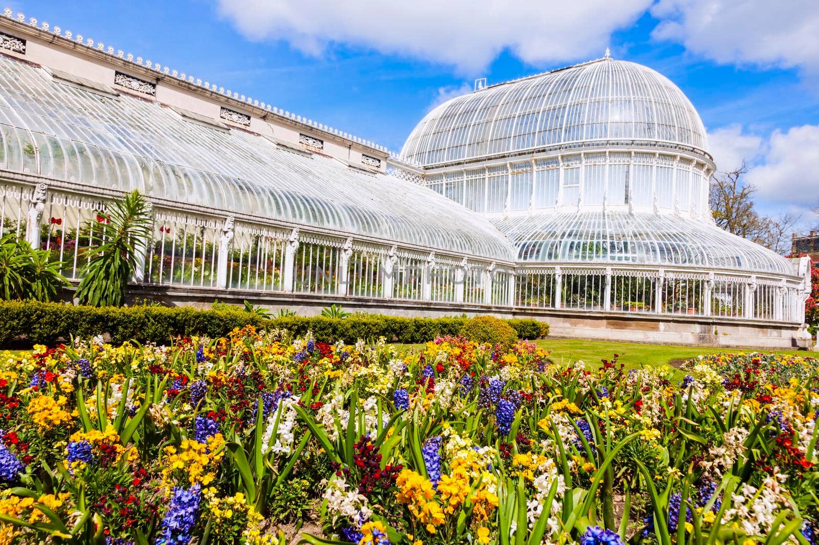 Palm House in Belfast. Belfast, Northern Ireland, United Kingdom.