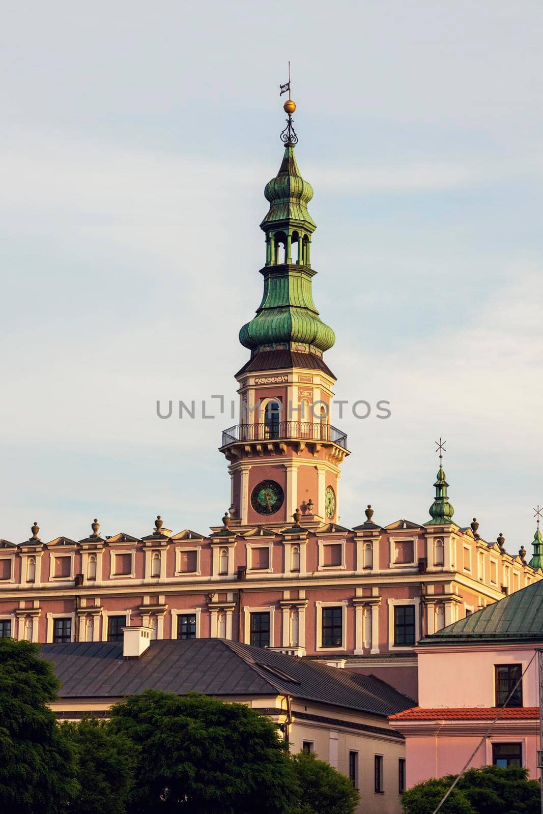 Zamosc Town Hall on Great Market Square  by benkrut