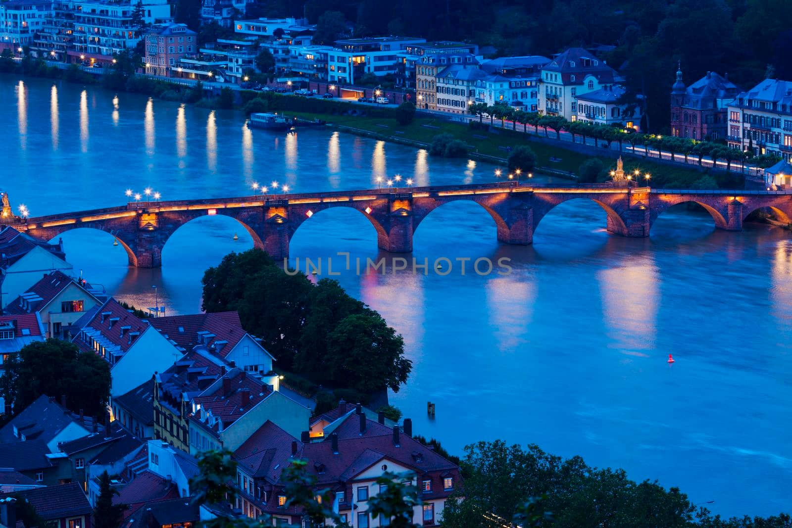 Karl Theodor Bridge in Heidelberg by benkrut