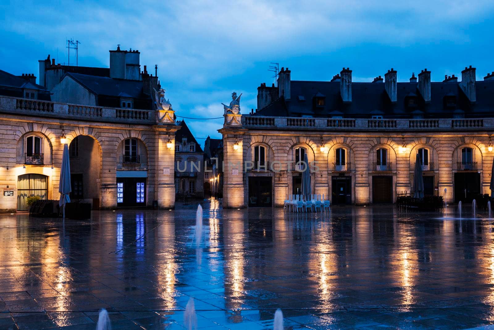 Liberation Square in Dijon. Dijon, Burgundy, France