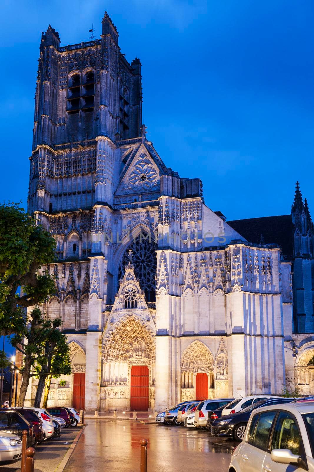 Auxerre Cathedral. Auxerre, Burgundy, France