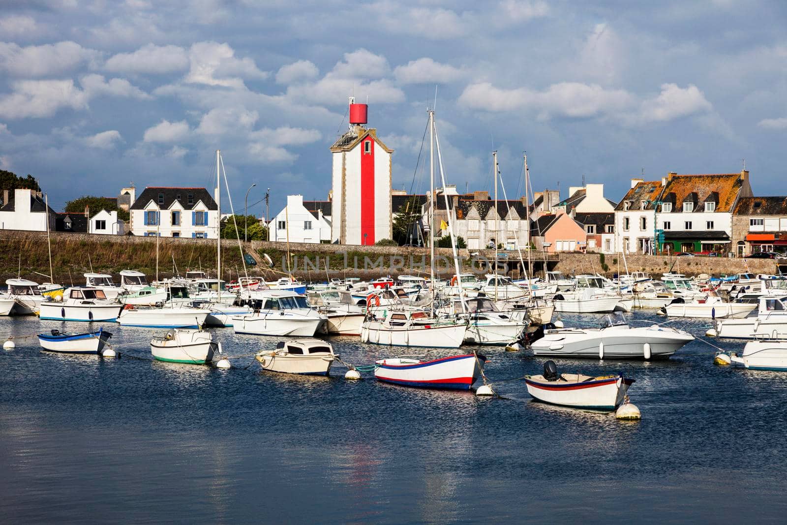 Marina in Guilvinec, France. Guilvinec, Brittany, France