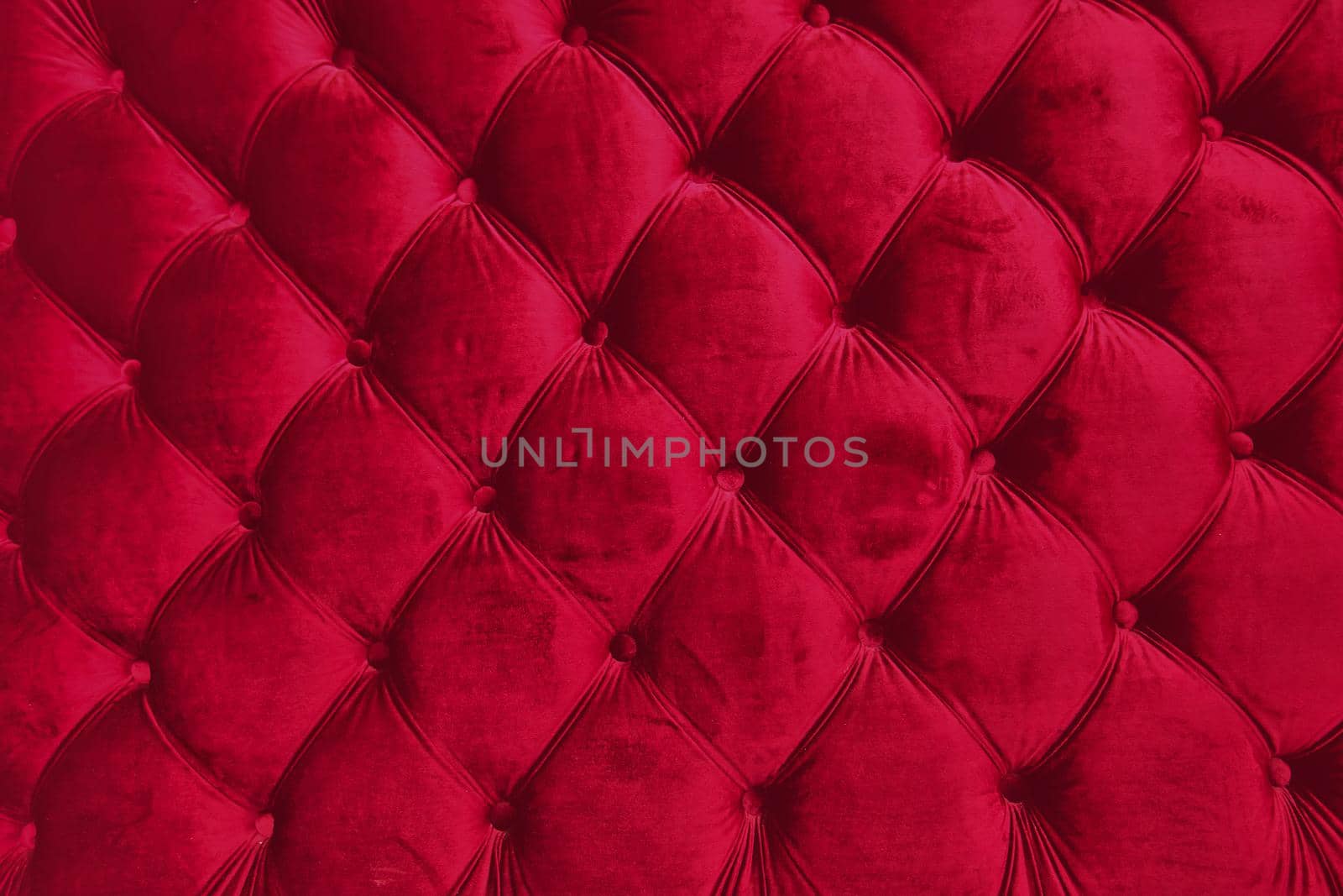 Texture of velvet red carriage screed.
