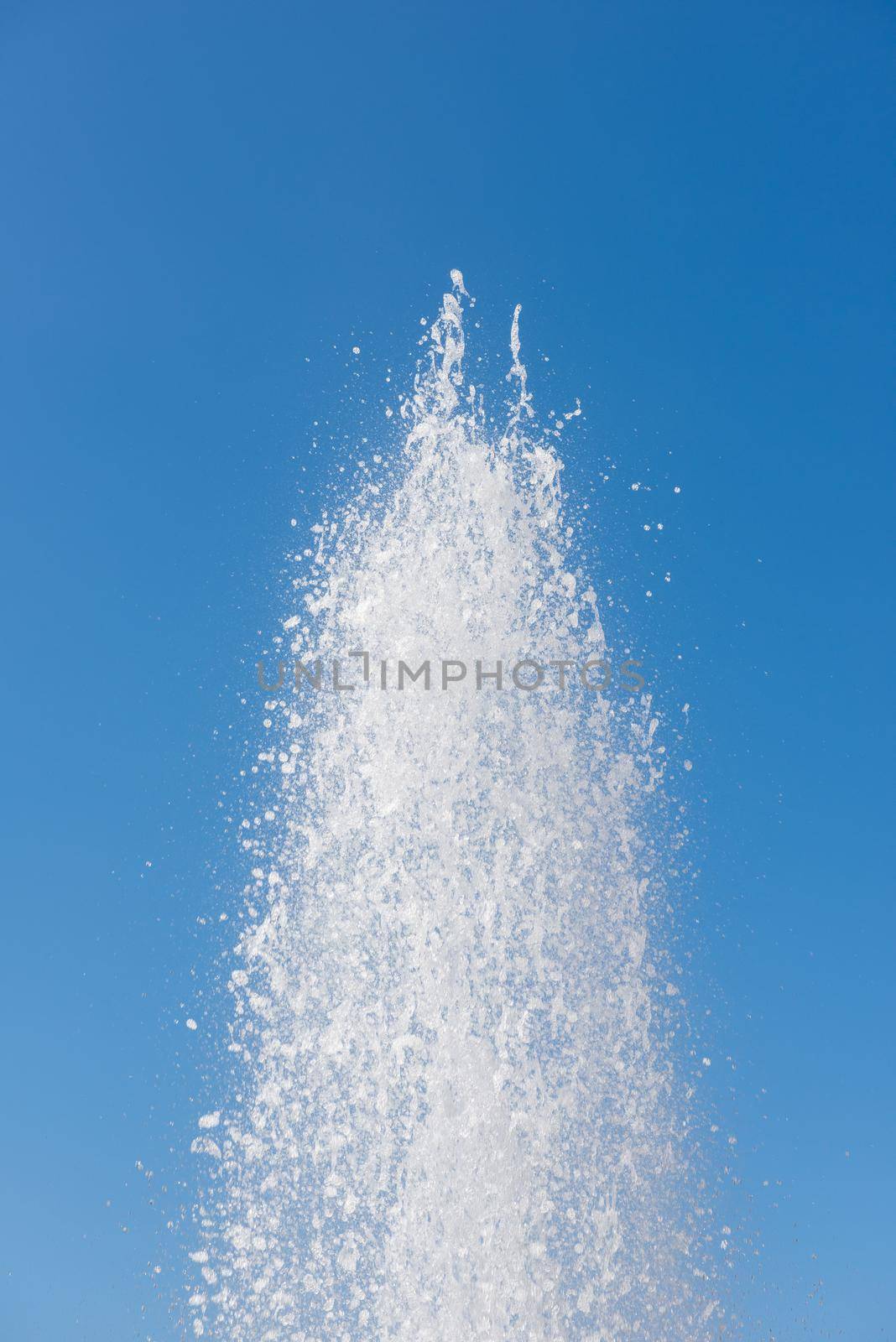 water splash against blue sky by norgal