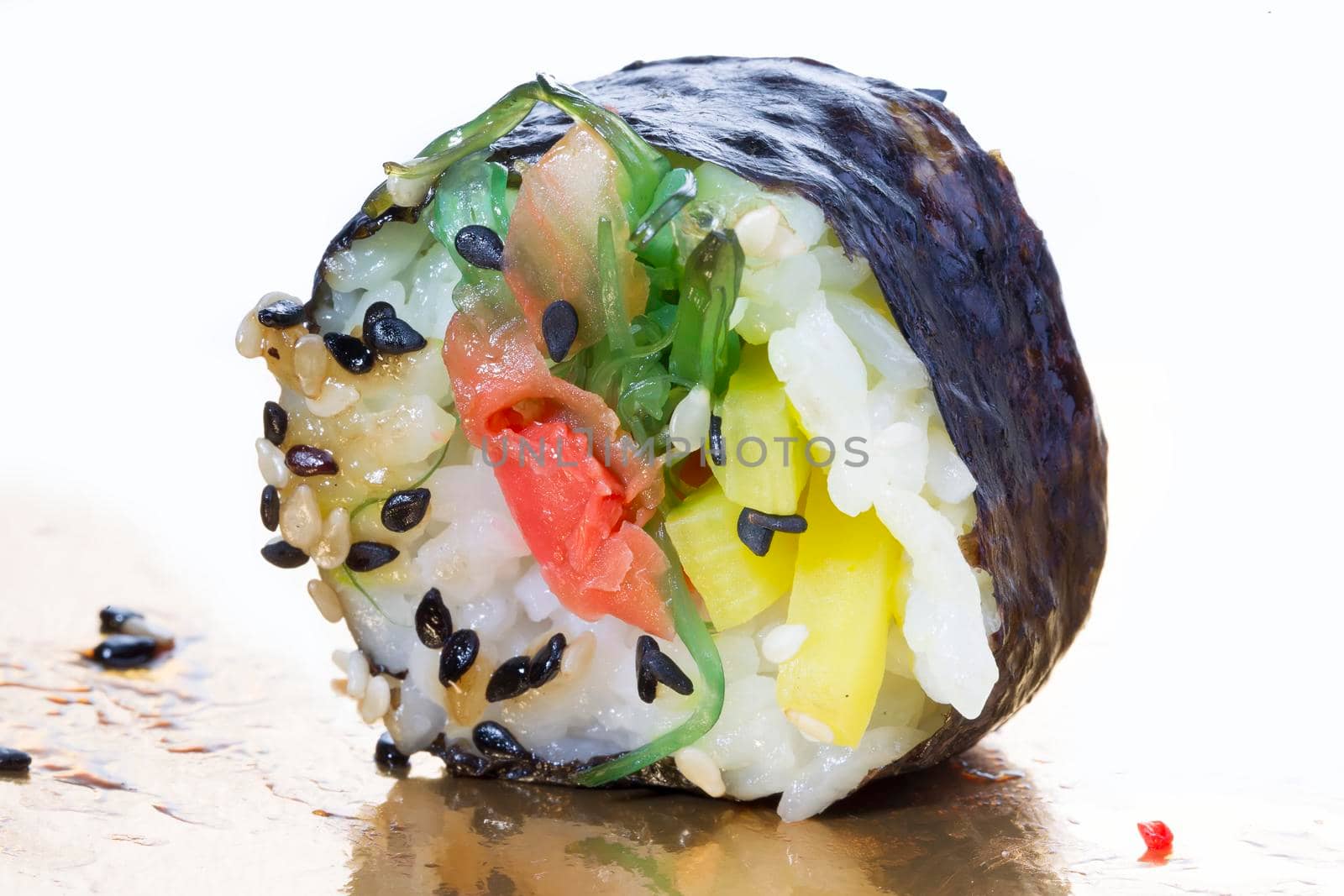 Sushi rolls close-up