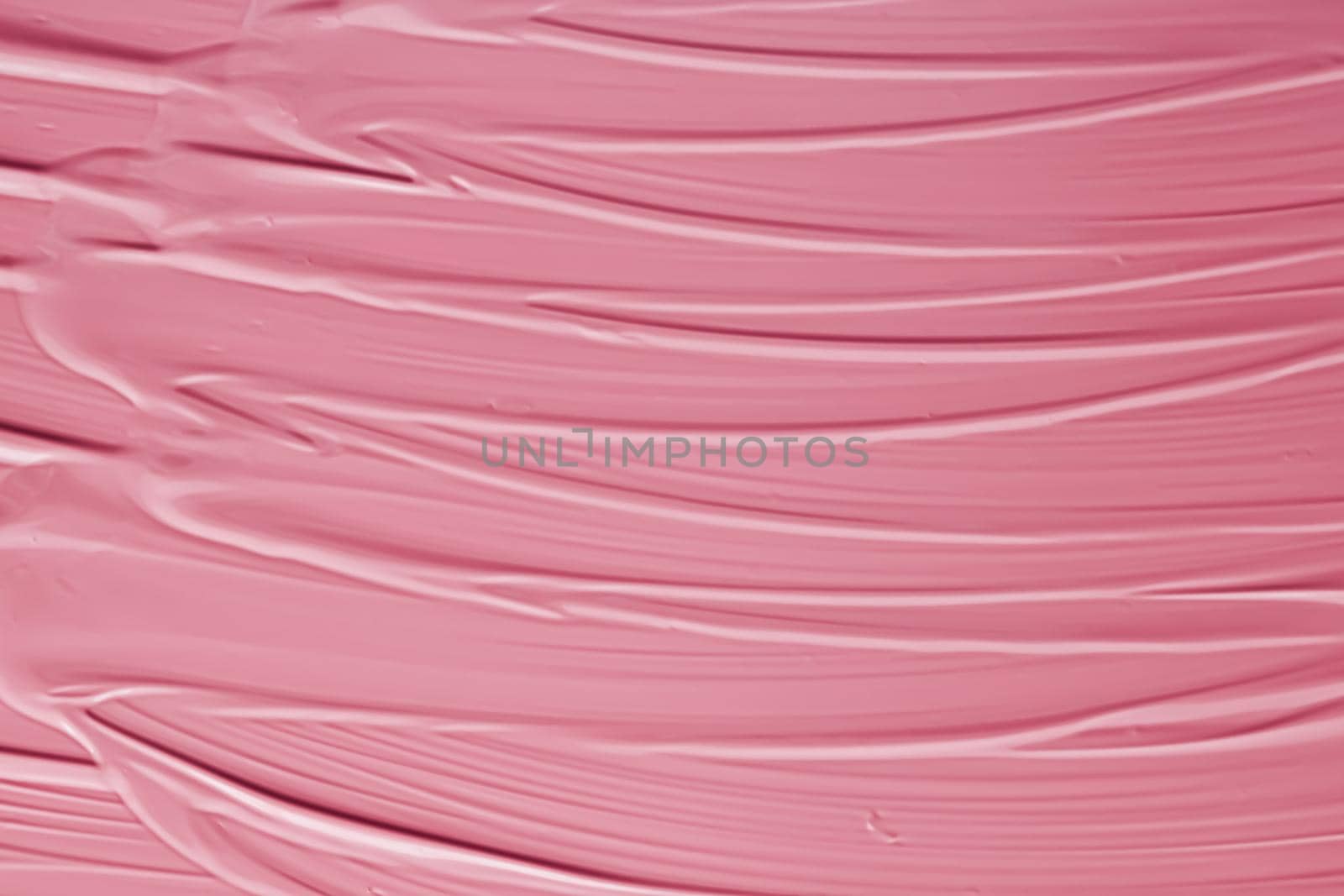 Pink lipstick or lip gloss texture as cosmetic background, makeup and beauty cosmetics product for luxury brand, holiday flatlay backdrop or abstract wall art and paint strokes.