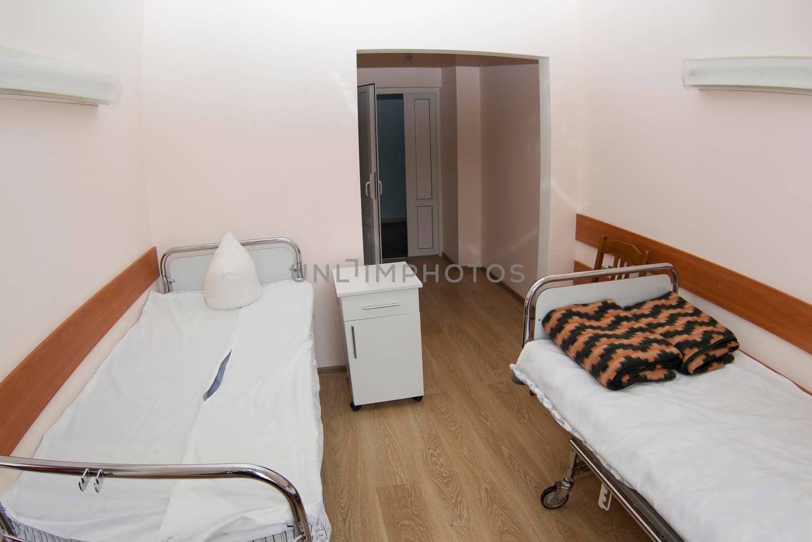 Belarus, Gomel, June 1, 2016, The interior of the hospital room.
