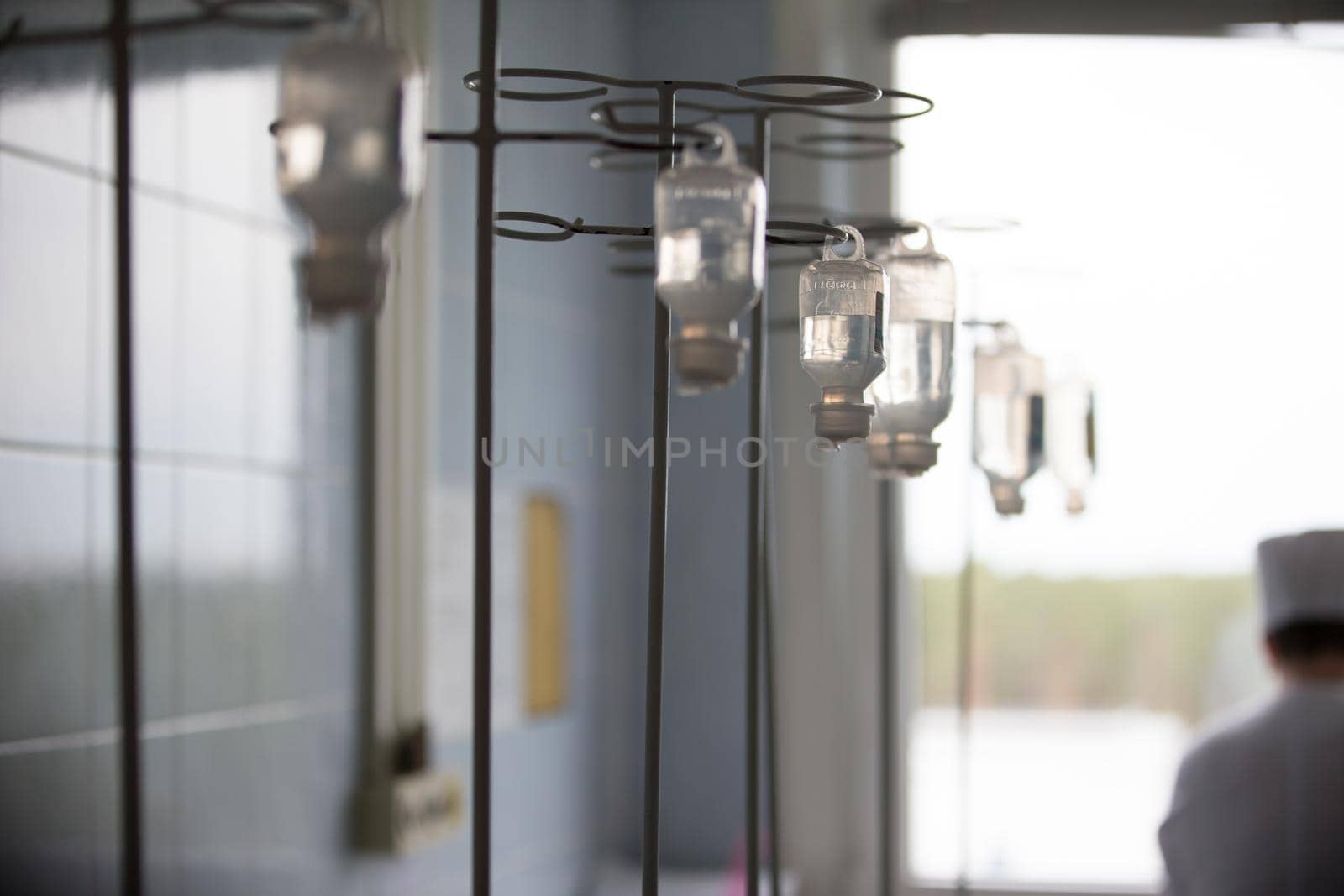 Medical droppers in the hospital