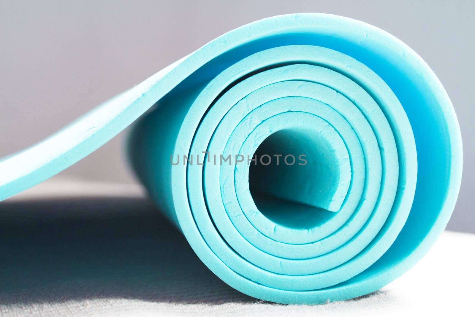 Mat for practicing yoga, pilates and stretching exercises by GemaIbarra
