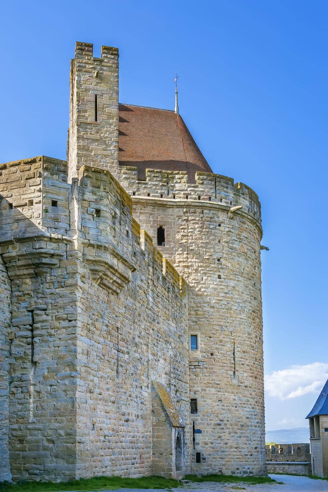  Cite de Carcassonne is a medieval citadel located in the French city of Carcassonne. Towers