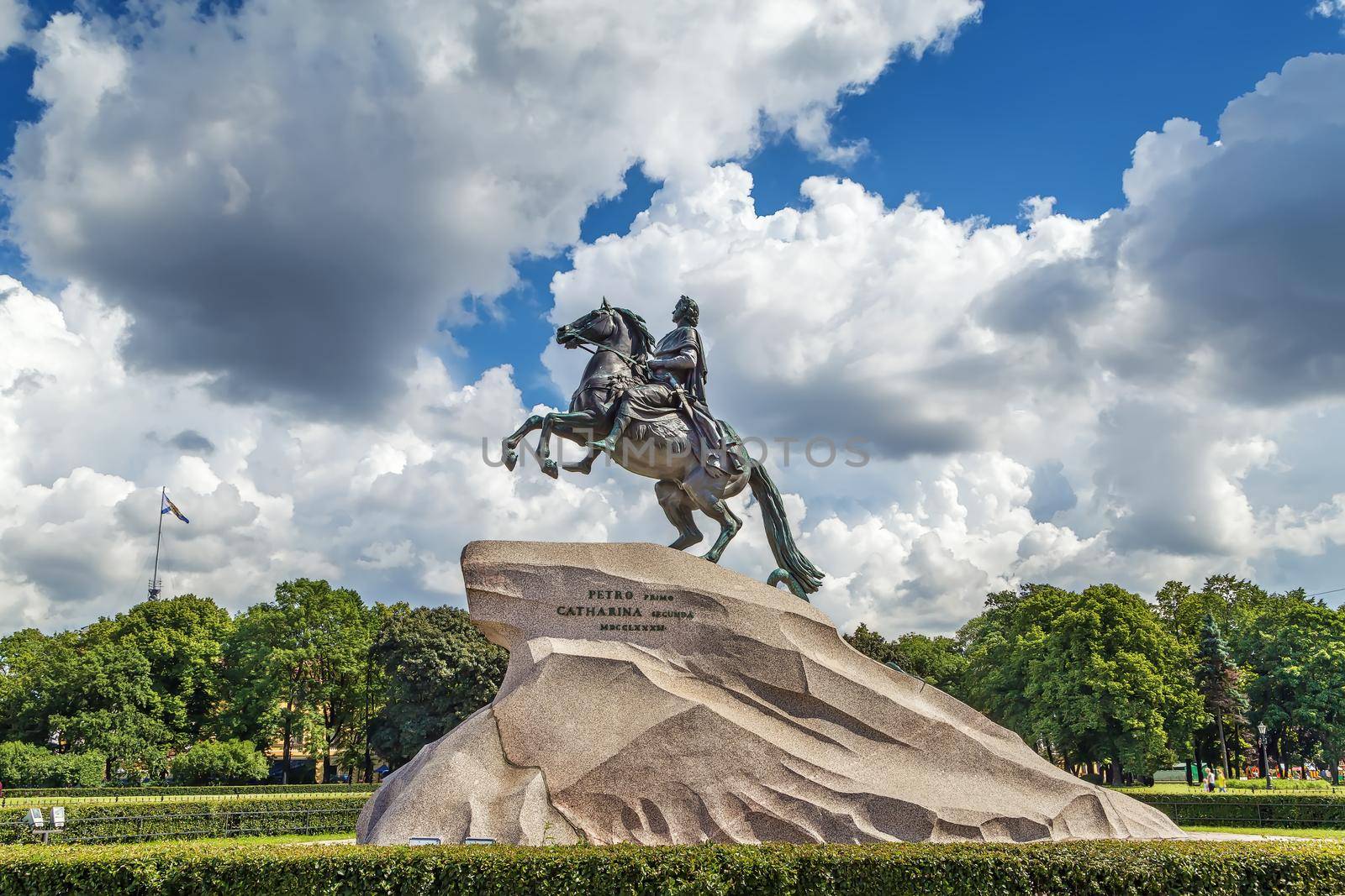 Equestrian statue of Peter the Great, Saint Petersburg, Russia by borisb17