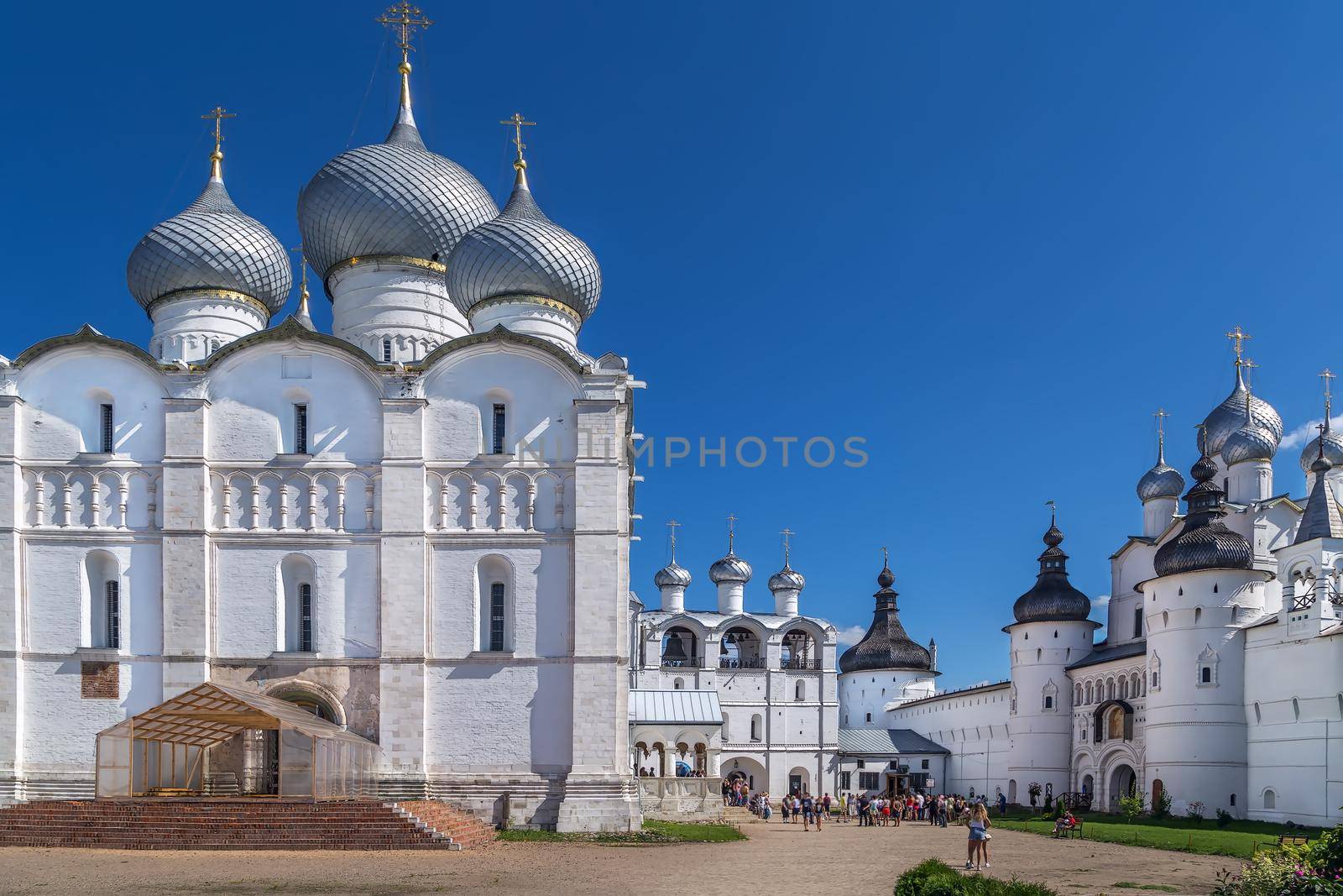 Rostov Kremlin with Assumption Cathedral,  Russia