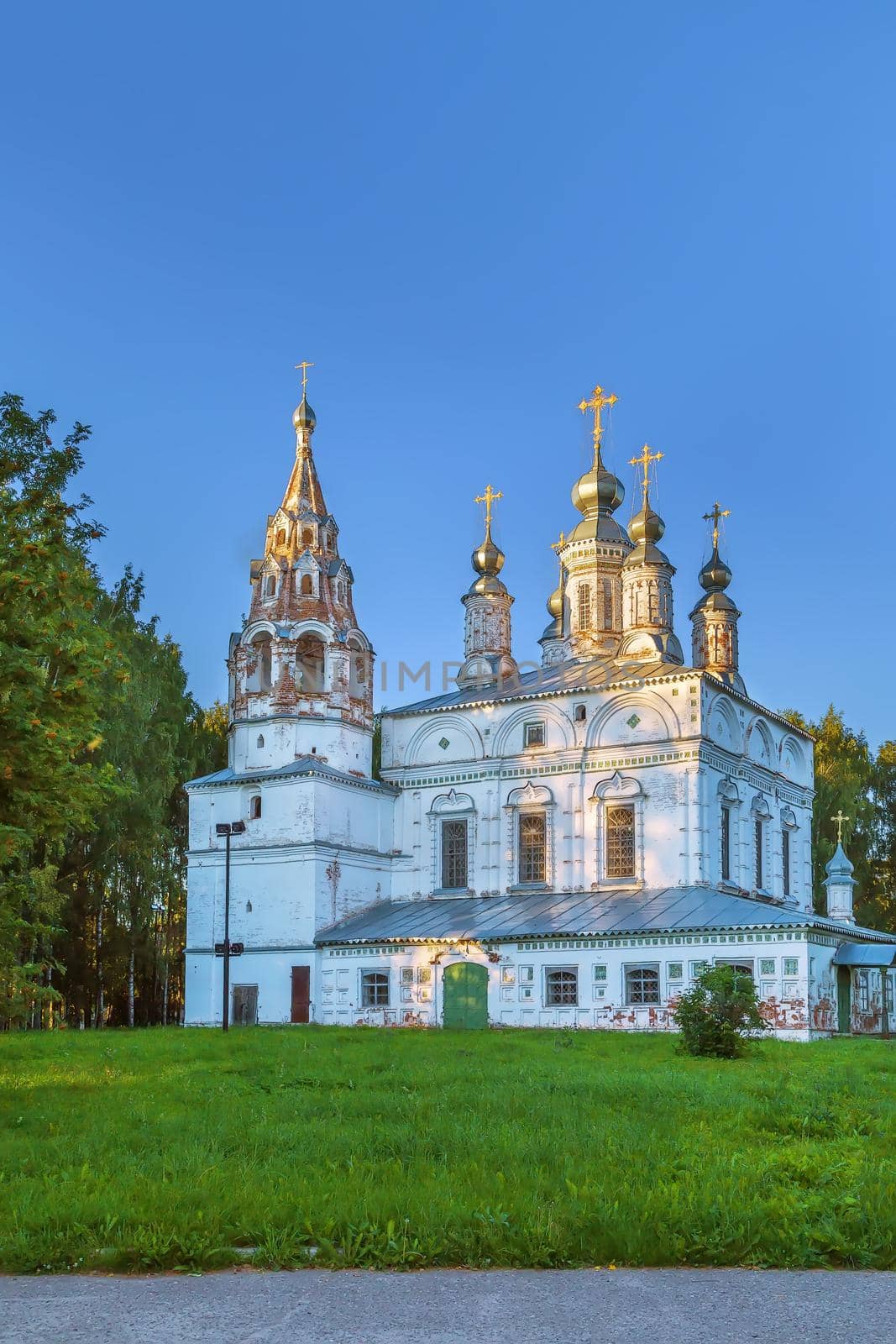 Transfiguration Church (1689 – 1696) in Veliky Ustyug, Russia