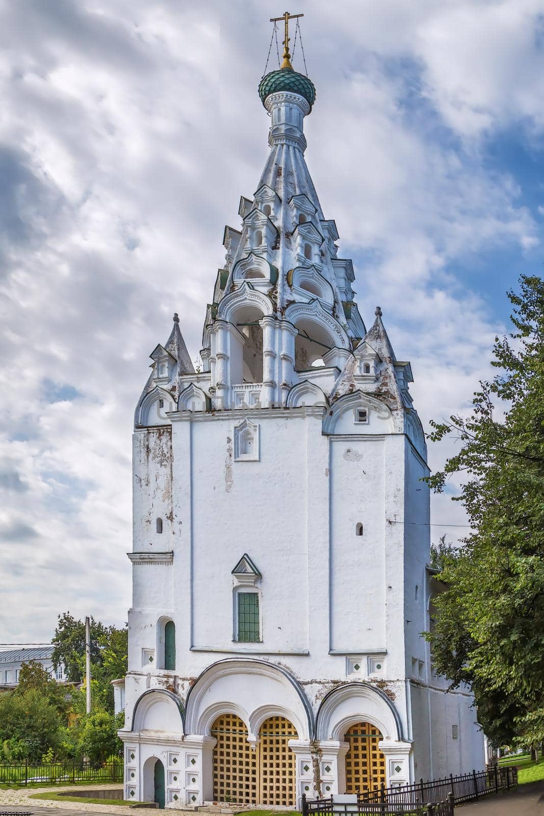 Tower bell of Church of the Nativity of Christ in Yaroslavl, Russia