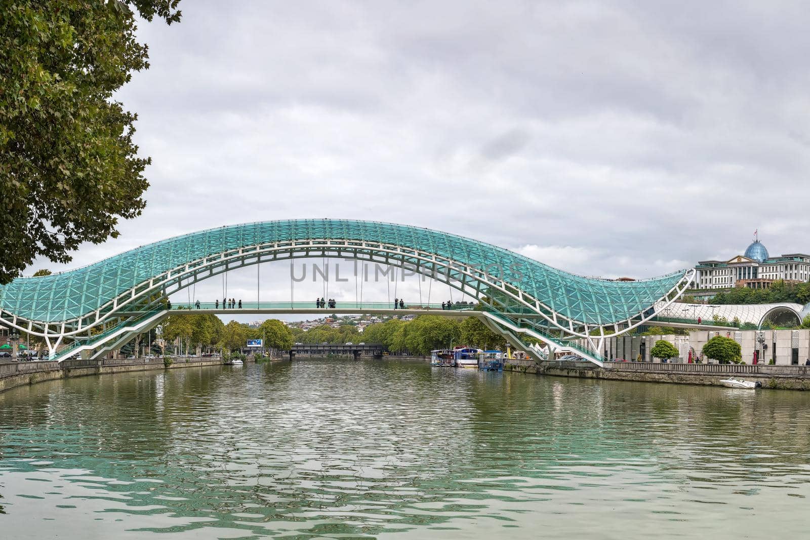 Kura river in Tbilisi, Georgia by borisb17